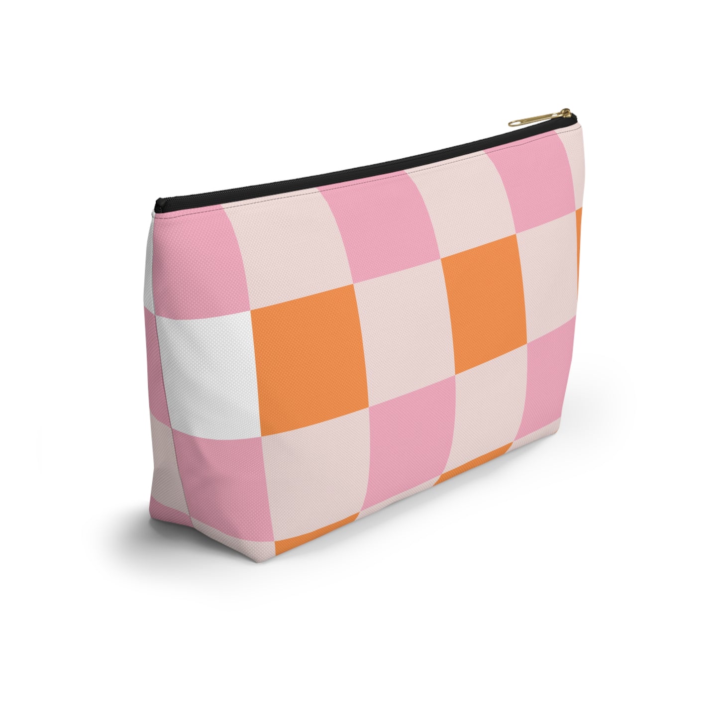 Colorful Checker Accessory Pouch | Makeup Bag | Travel Organizer