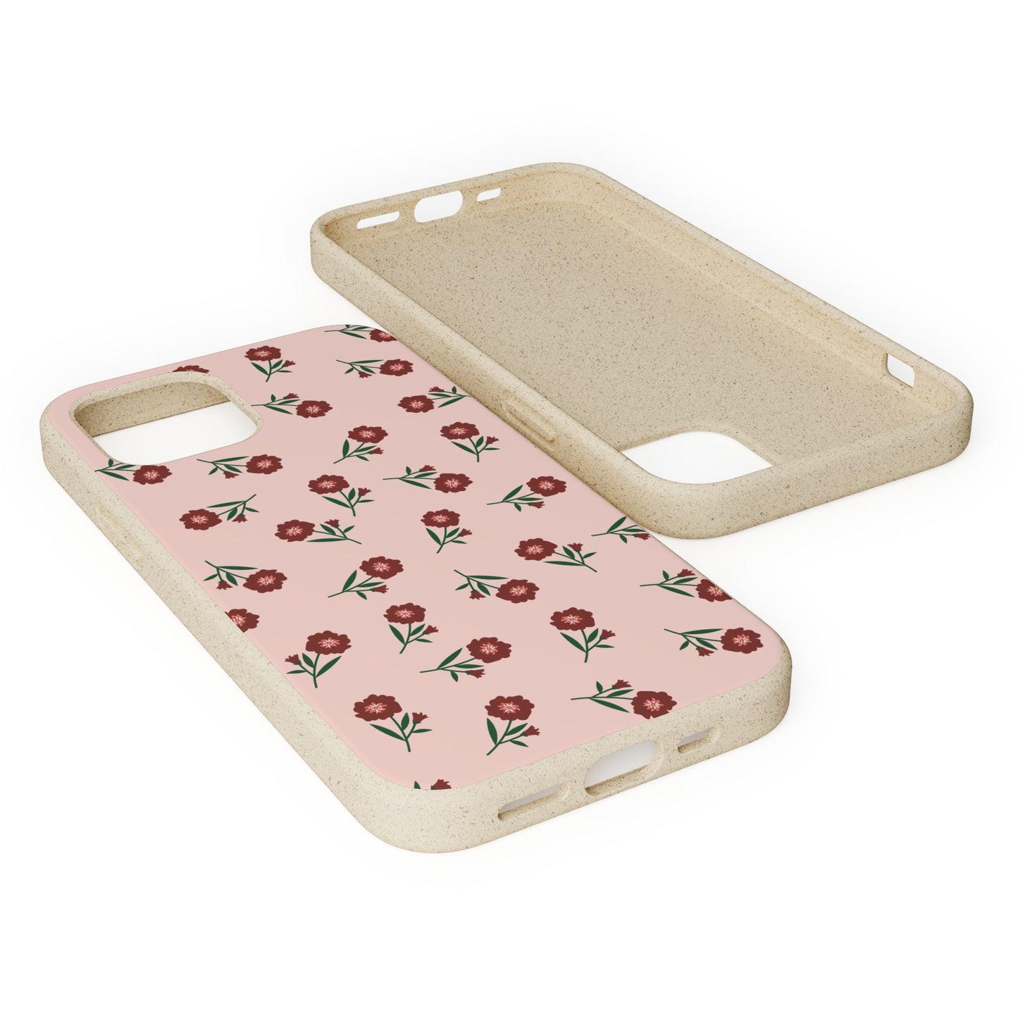 Crimson Bloom Eco-Friendly Phone Cases | Biodegradable | Sustainable