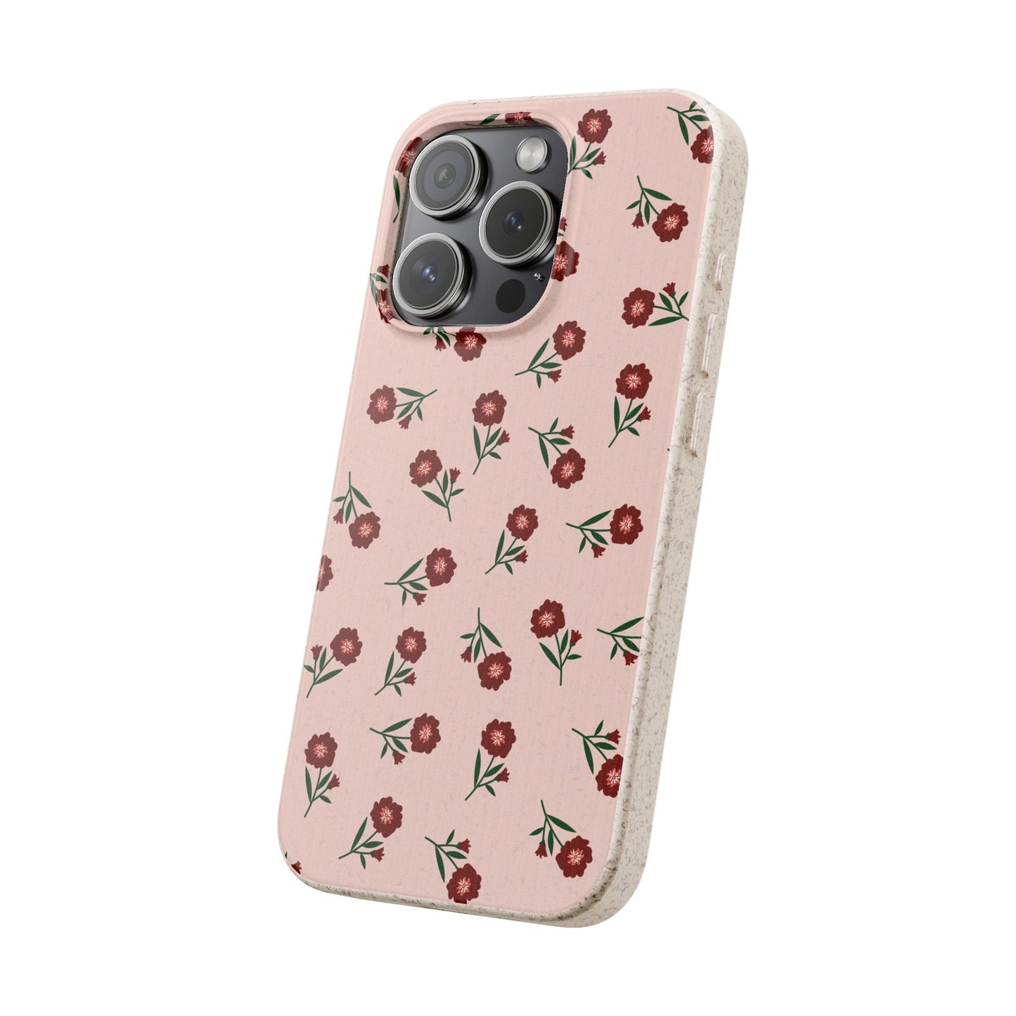 Crimson Bloom Eco-Friendly Phone Cases | Biodegradable | Sustainable