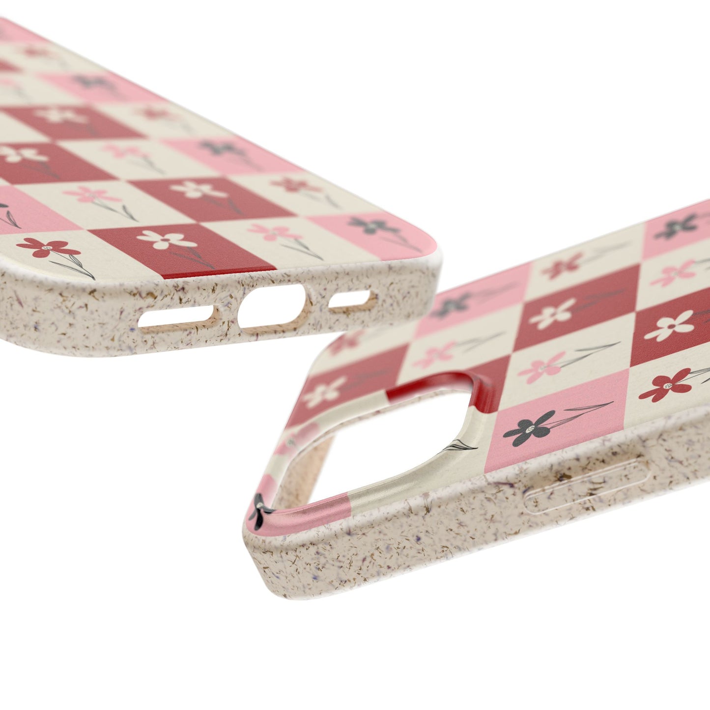 Pop Petal Plaid Eco-Friendly Phone Cases | Biodegradable | Sustainable