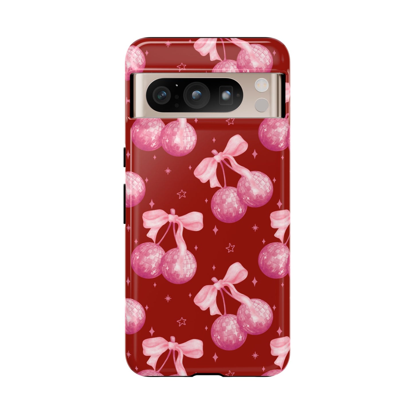 Festive Glitter Ball Phone Case - Holiday Cheer Design
