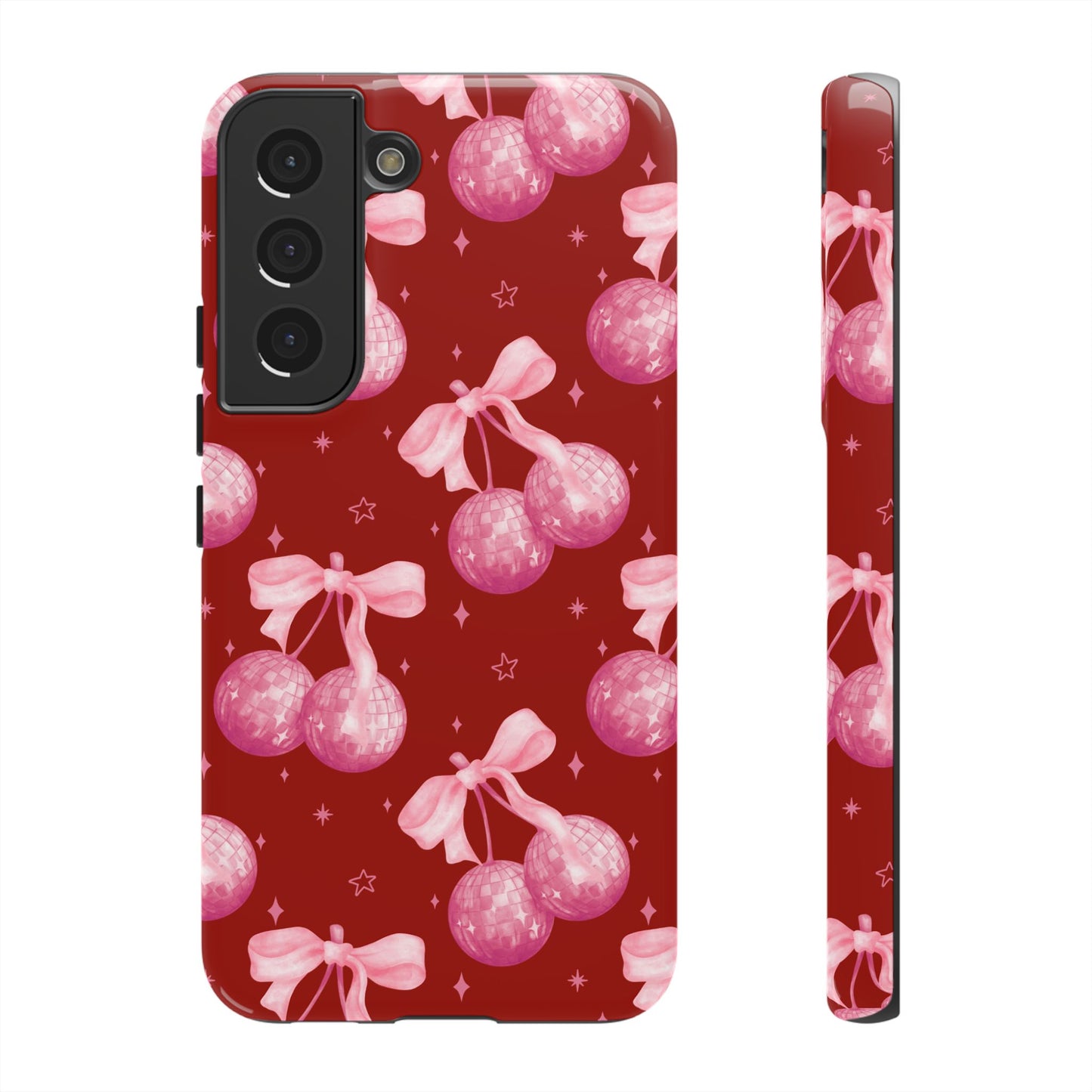 Festive Glitter Ball Phone Case - Holiday Cheer Design