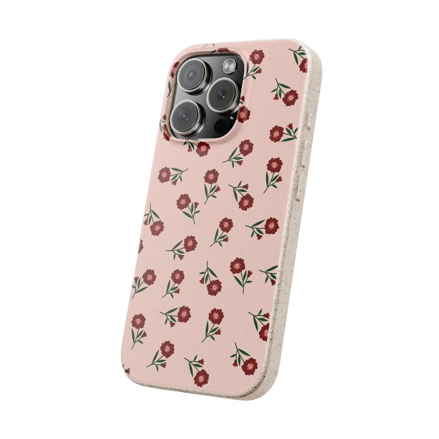 Crimson Bloom Eco-Friendly Phone Cases | Biodegradable | Sustainable