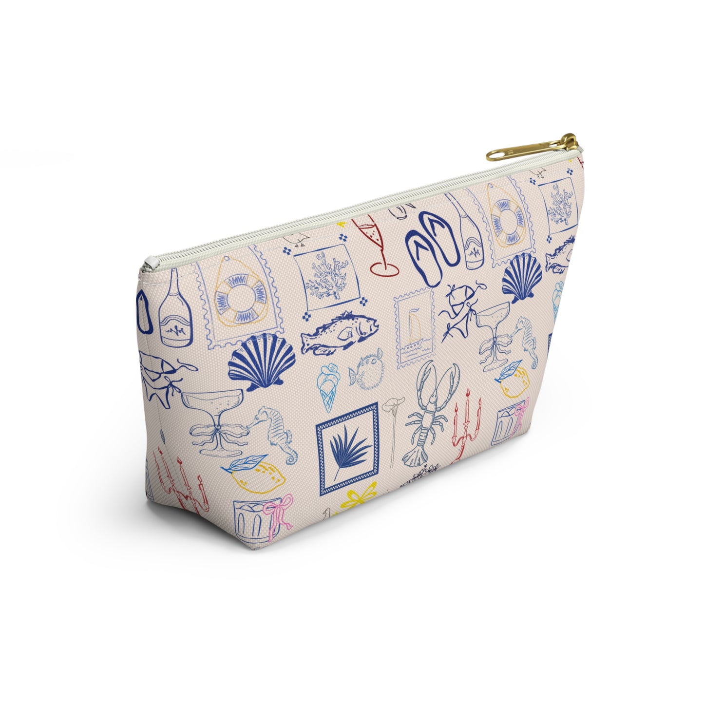 Coastal Breeze Accessory Pouch | Makeup Bag | Travel Organizer | Cosmetic Bag