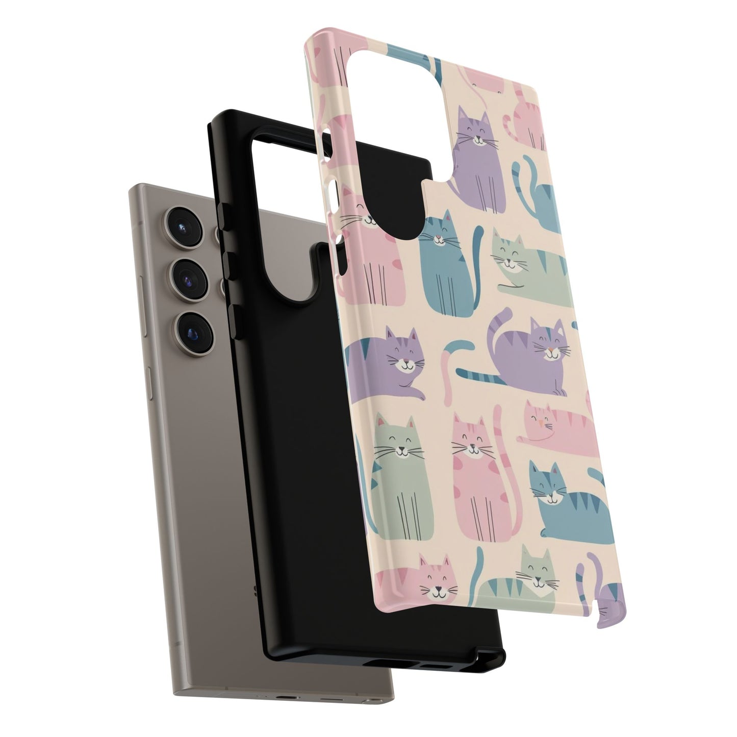 Cute Cat Phone Case - Tough & Stylish Pet Lover Accessory