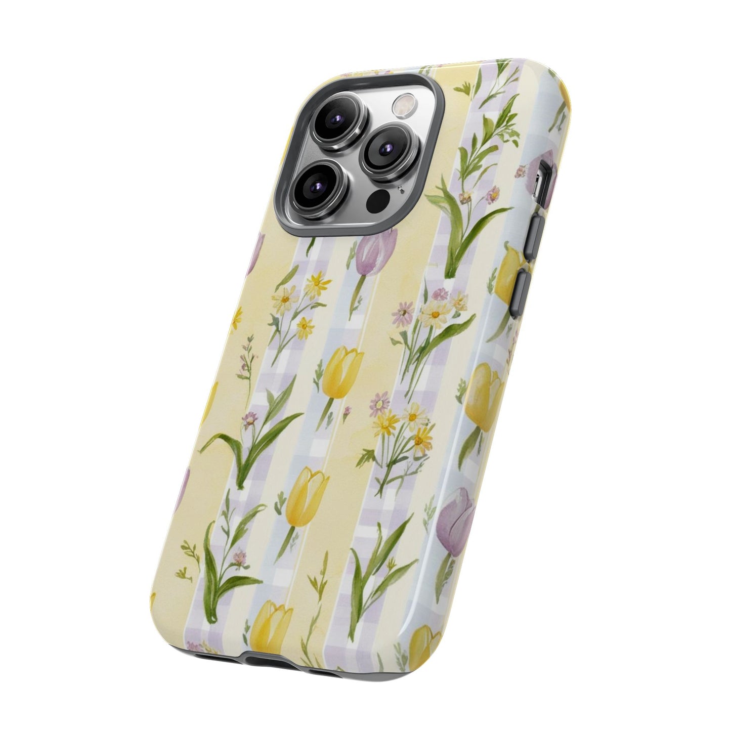 Floral Phone Case | Tough Cases for Nature Lovers, Spring Gift, Floral Design, Cute Phone Accessories, Customizable Phone Case