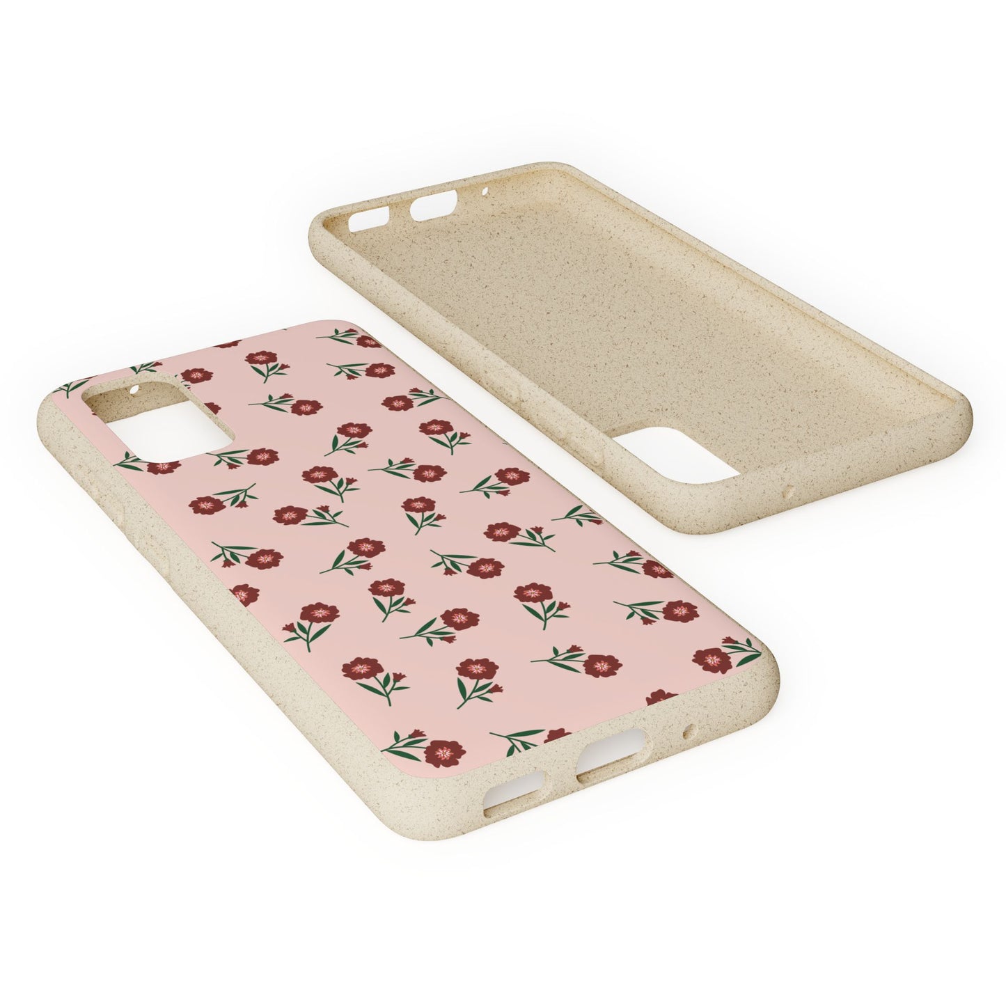 Crimson Bloom Eco-Friendly Phone Cases | Biodegradable | Sustainable