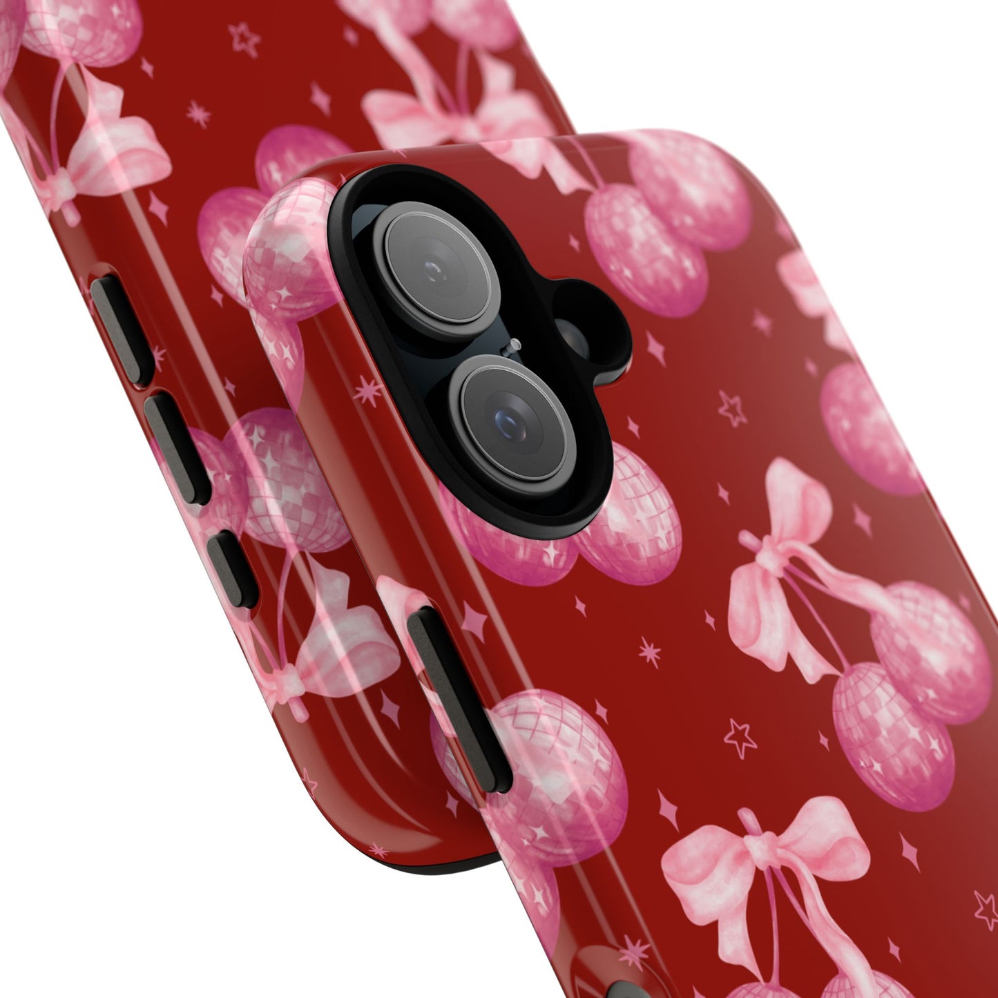 Festive Glitter Ball Phone Case - Holiday Cheer Design