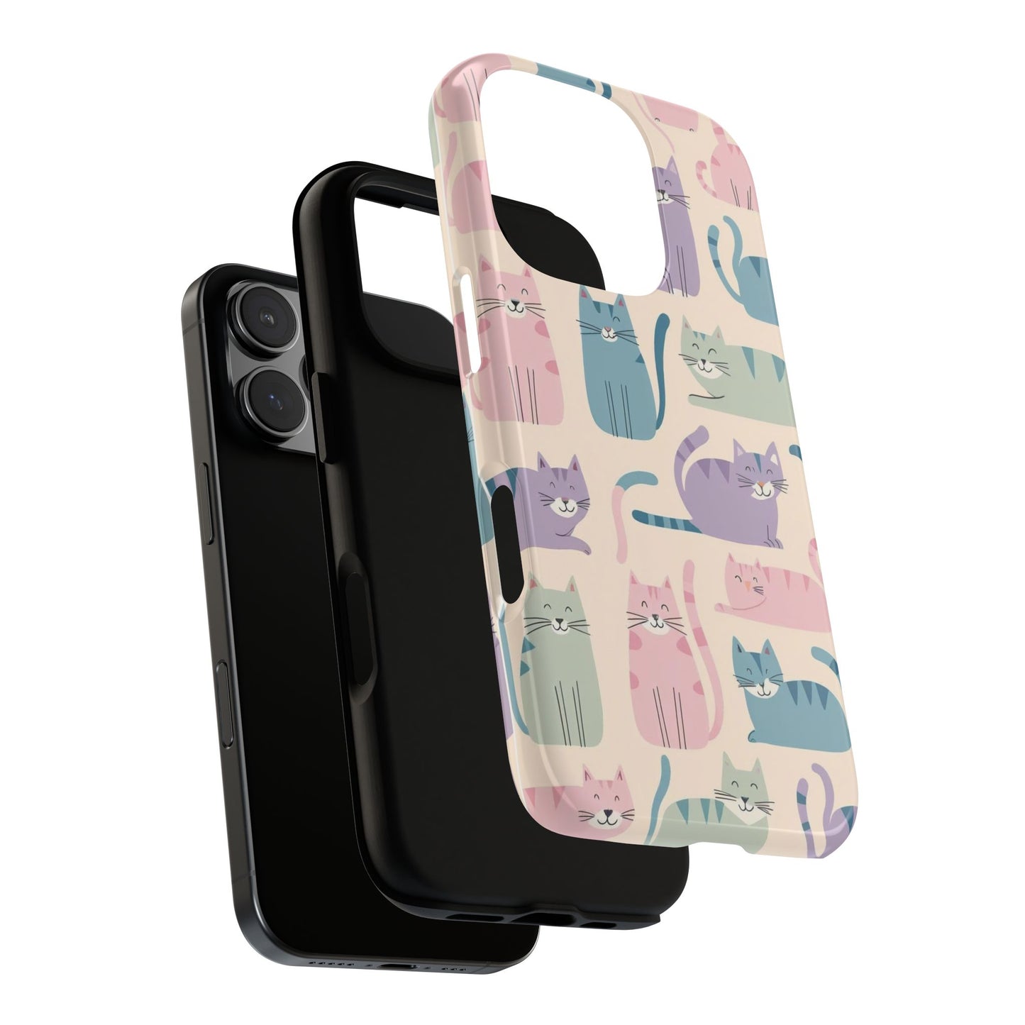 Cute Cat Phone Case - Tough & Stylish Pet Lover Accessory