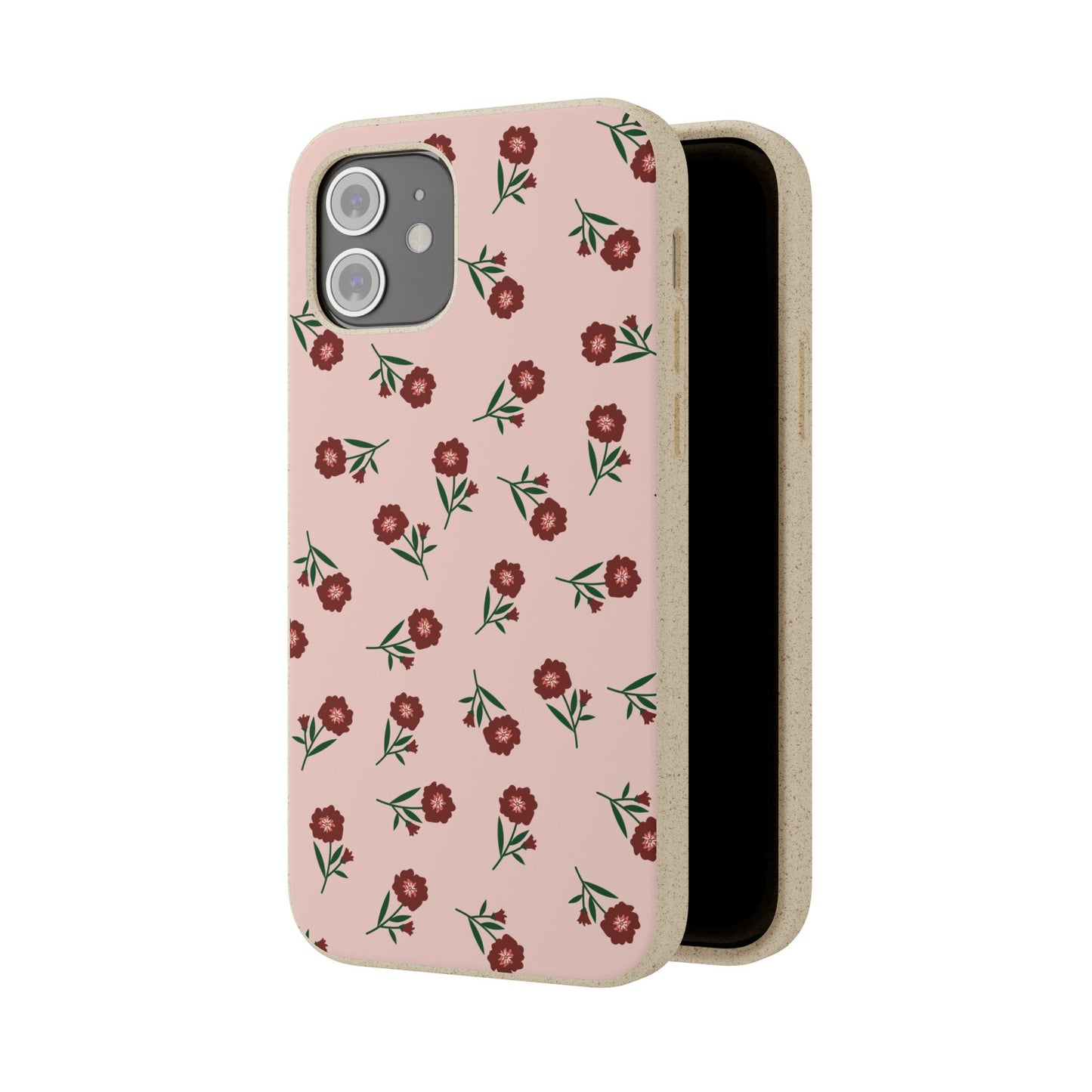 Crimson Bloom Eco-Friendly Phone Cases | Biodegradable | Sustainable