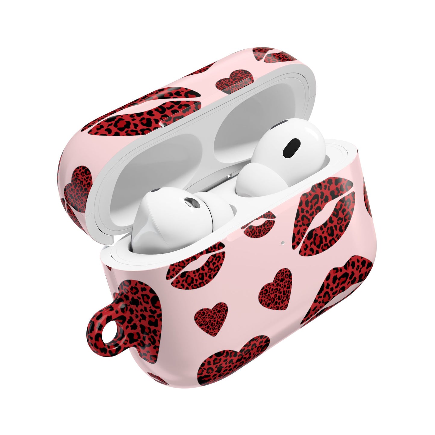 Leopard Kiss AirPod Case – Stylish Love and Wild Vibes