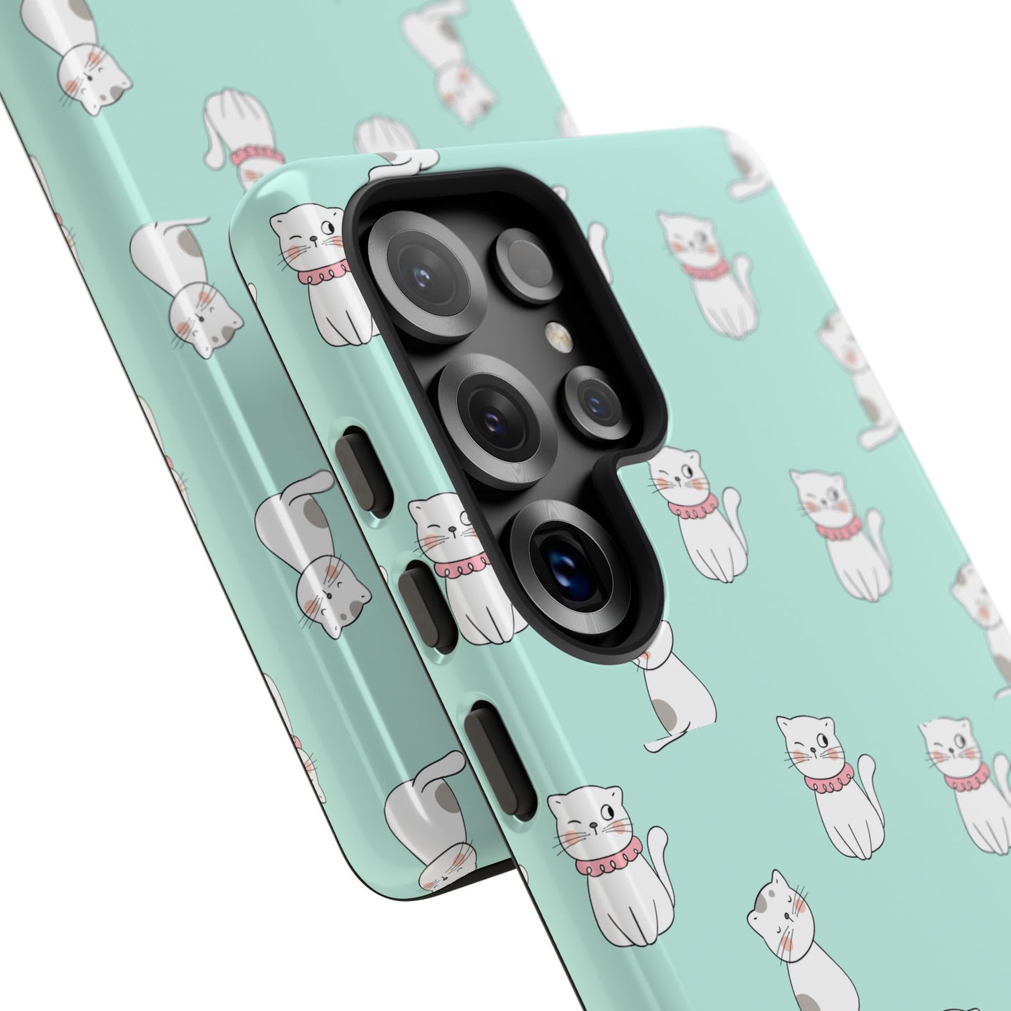 Cute Cat Pattern Phone Case for Cat Lovers