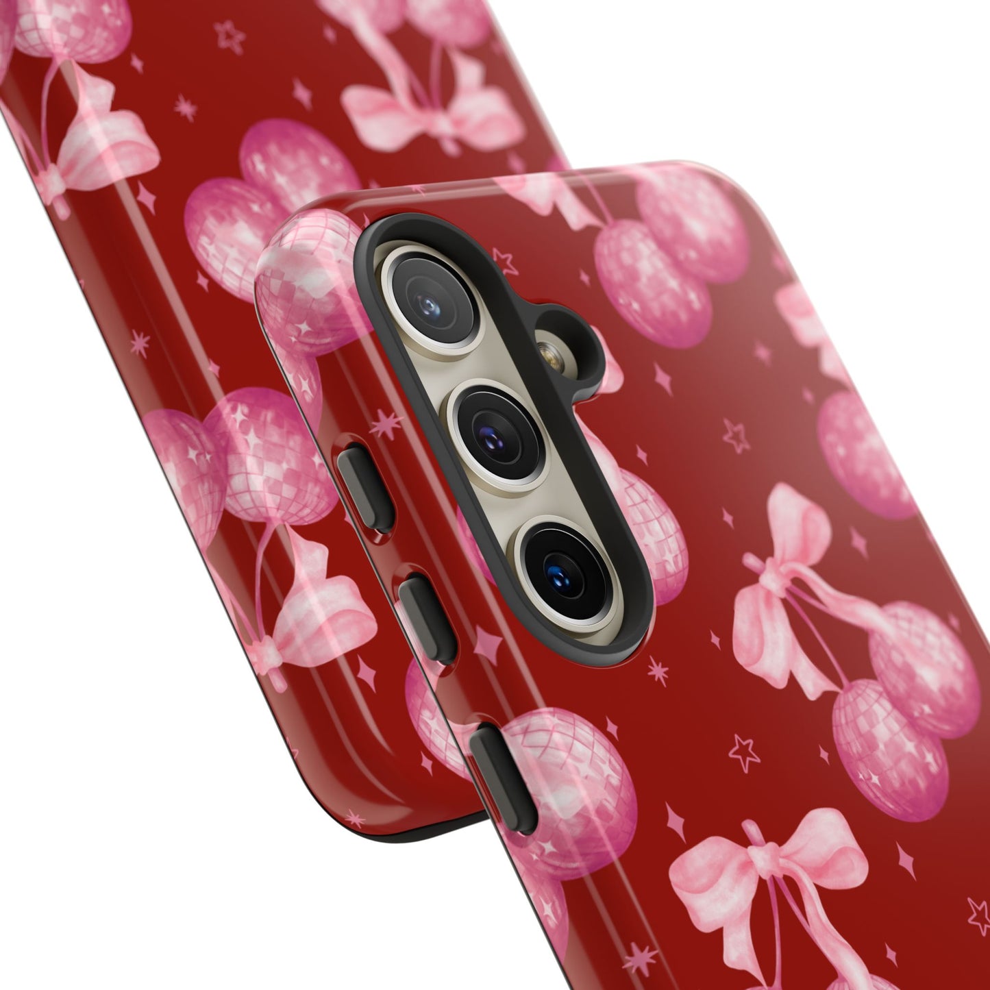 Festive Glitter Ball Phone Case - Holiday Cheer Design