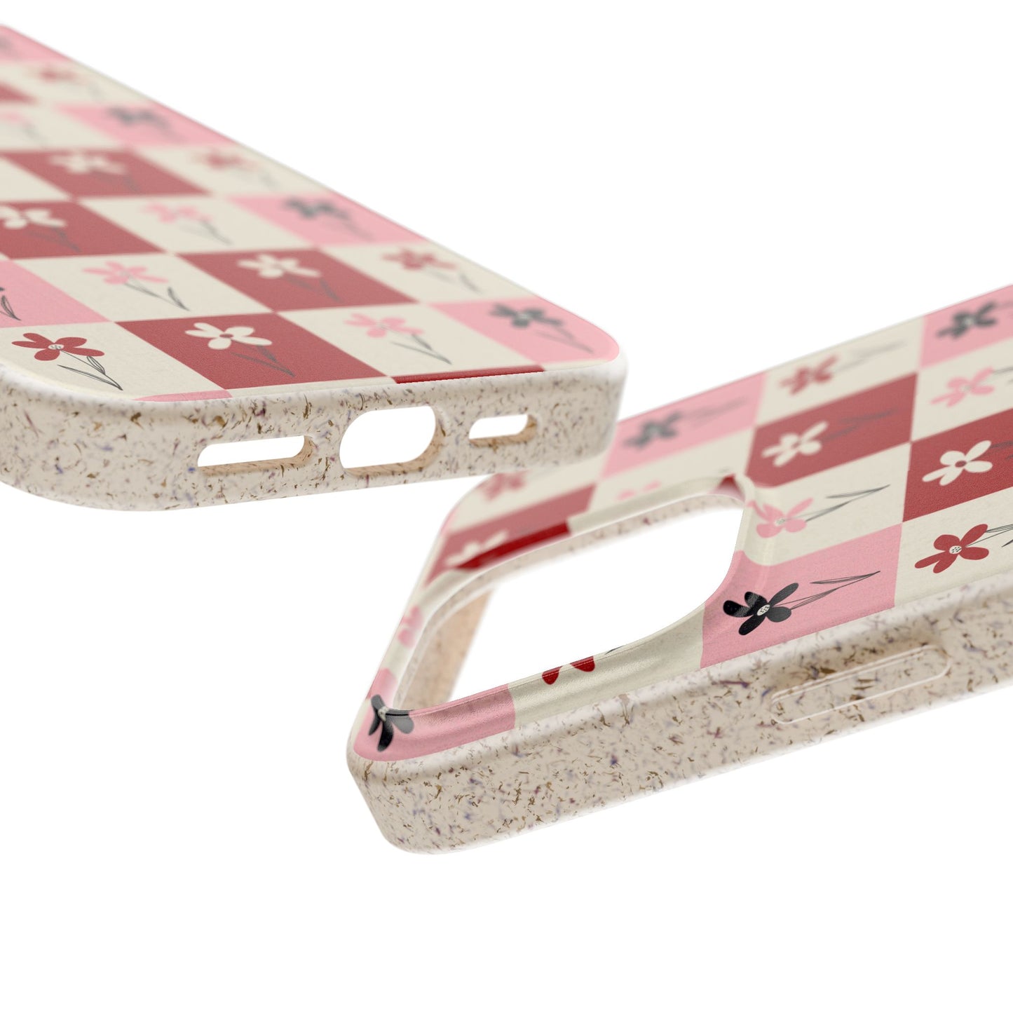Pop Petal Plaid Eco-Friendly Phone Cases | Biodegradable | Sustainable