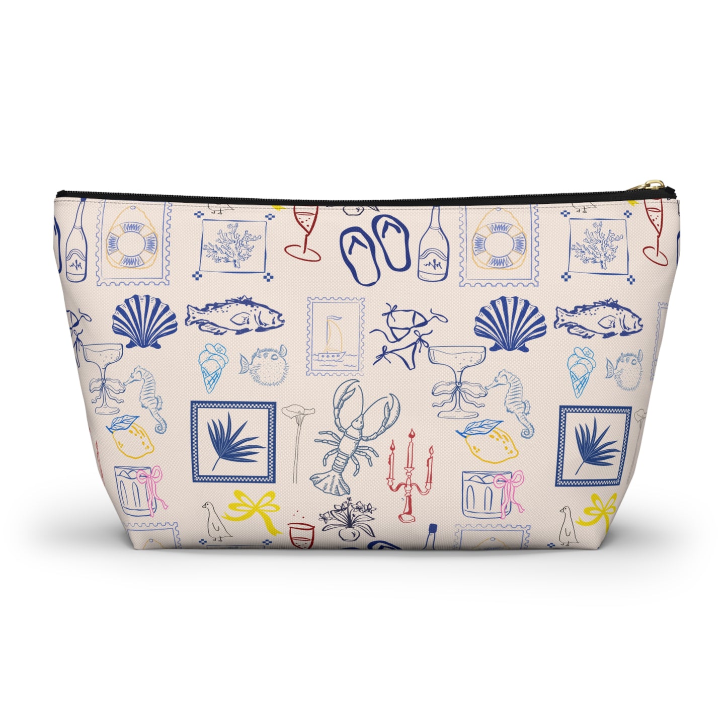 Coastal Breeze Accessory Pouch | Makeup Bag | Travel Organizer | Cosmetic Bag