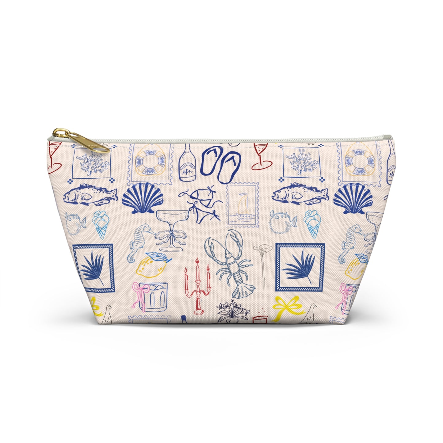 Coastal Breeze Accessory Pouch | Makeup Bag | Travel Organizer | Cosmetic Bag