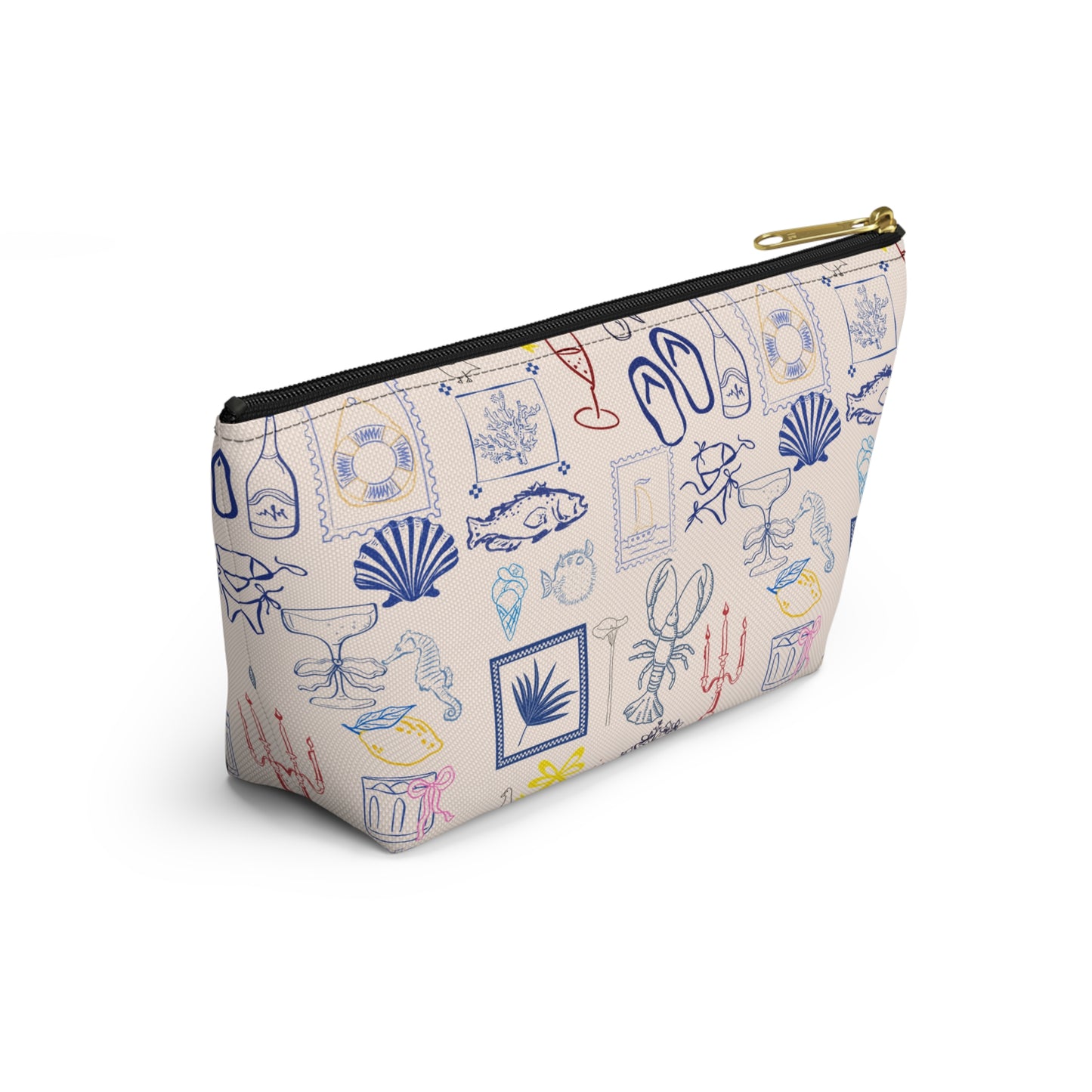 Coastal Breeze Accessory Pouch | Makeup Bag | Travel Organizer | Cosmetic Bag