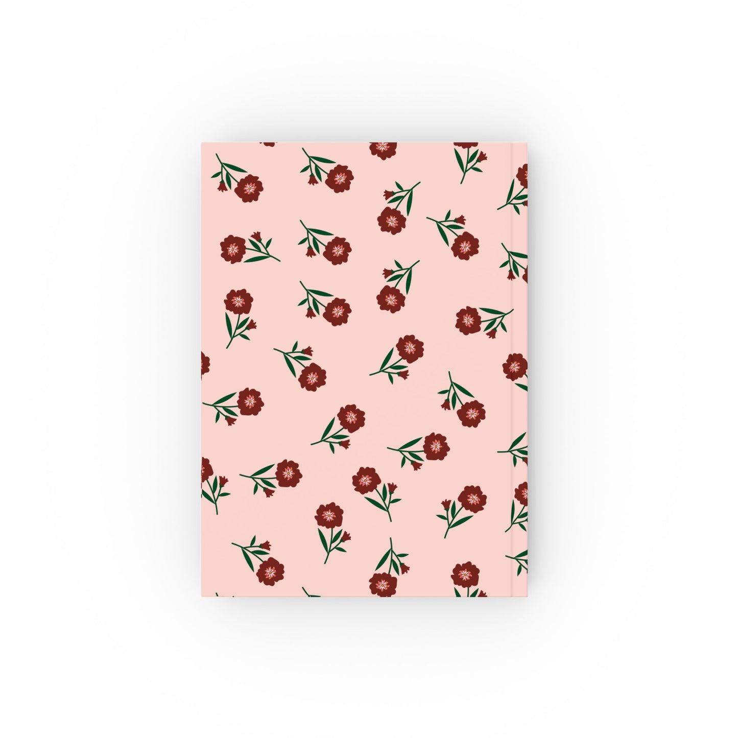 Crimson Bloom Hard Backed Journal