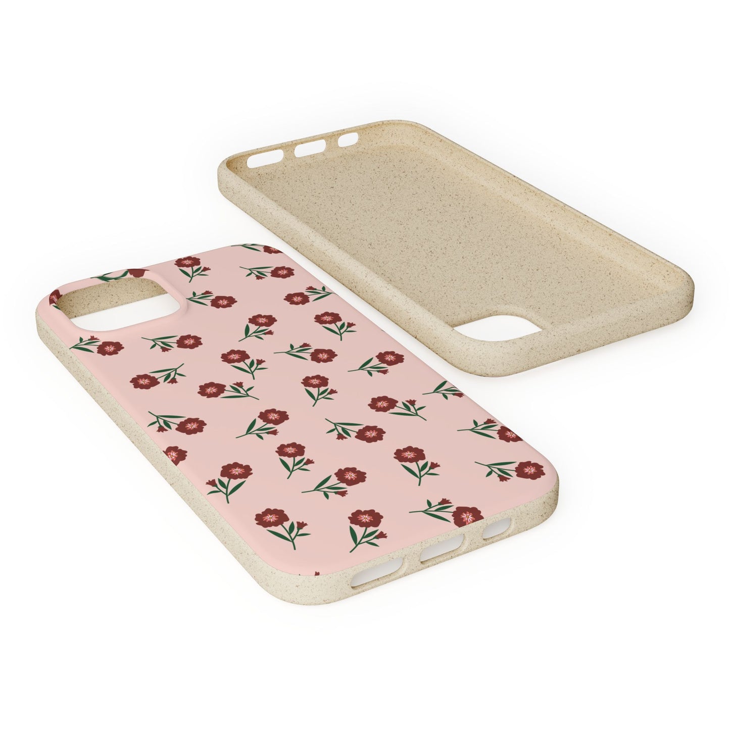 Crimson Bloom Eco-Friendly Phone Cases | Biodegradable | Sustainable