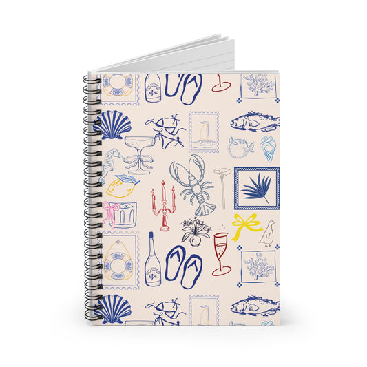 Coastal Breeze Spiral Notebook | Ruled | Journal