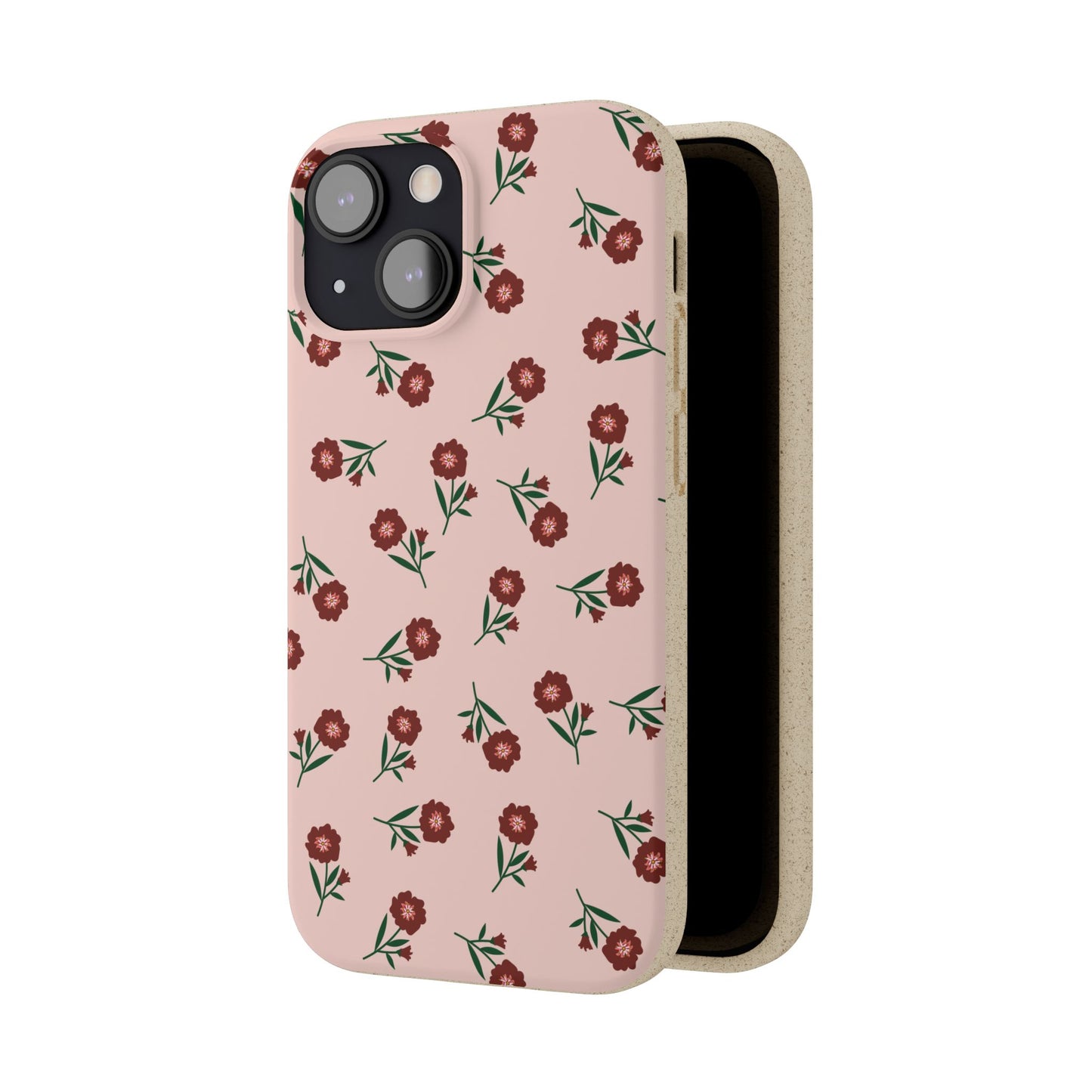 Crimson Bloom Eco-Friendly Phone Cases | Biodegradable | Sustainable