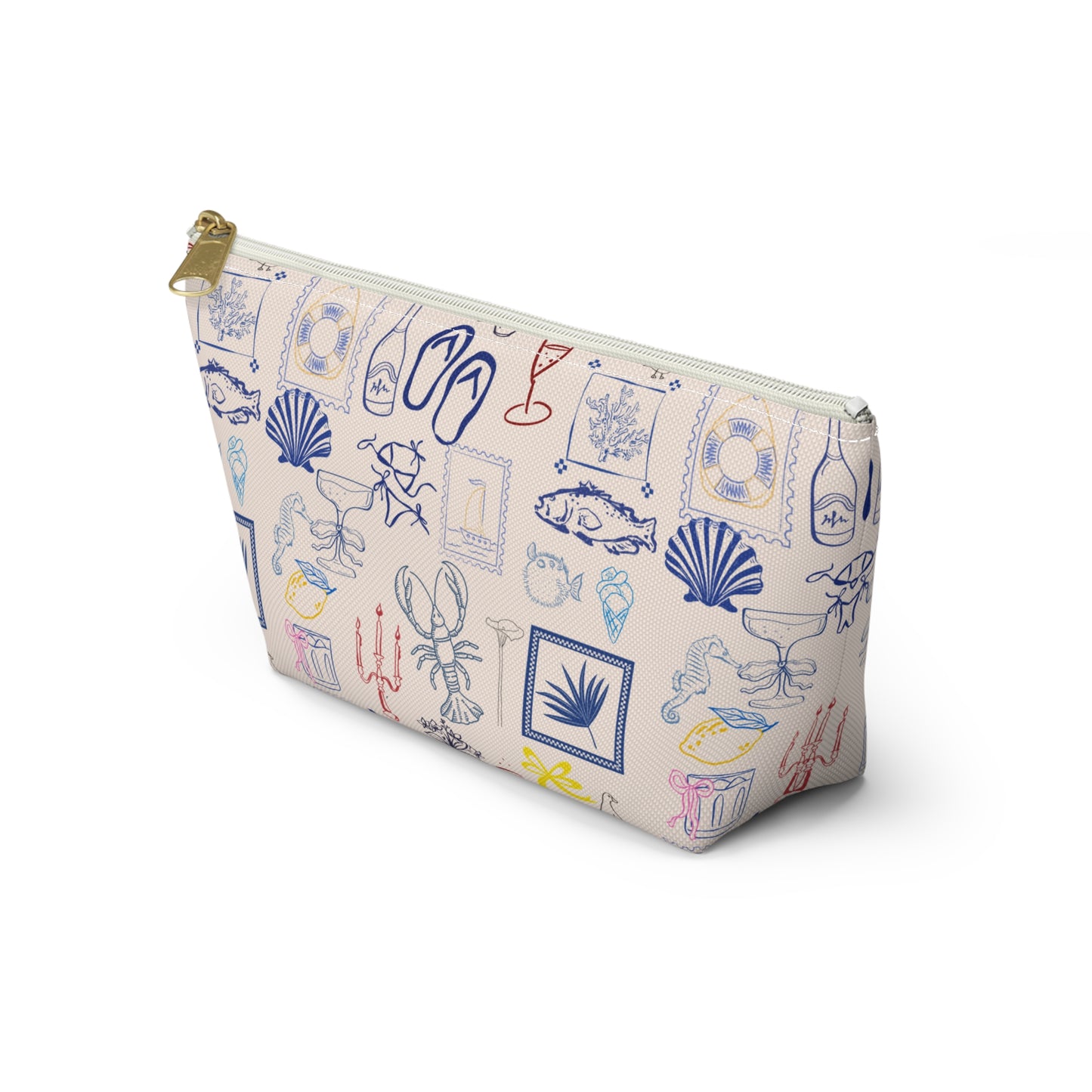 Coastal Breeze Accessory Pouch | Makeup Bag | Travel Organizer | Cosmetic Bag