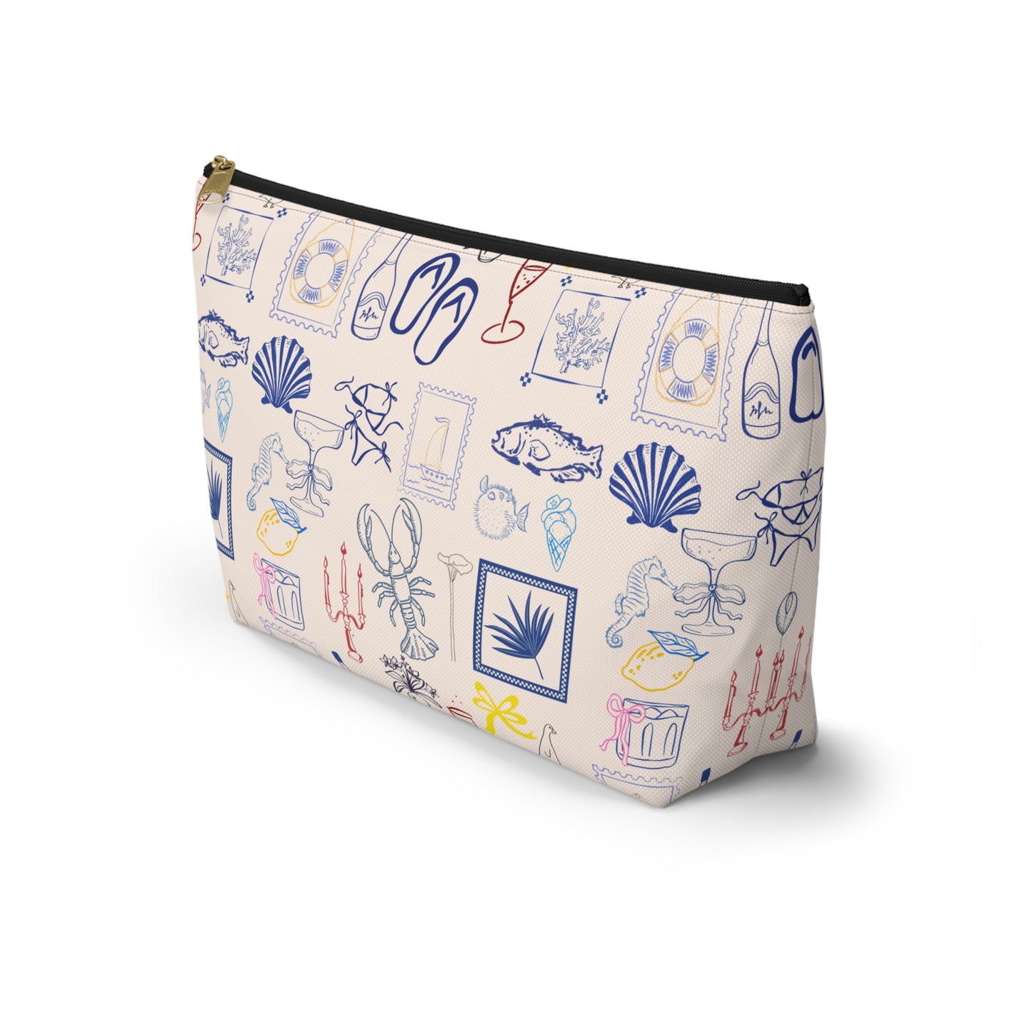 Coastal Breeze Accessory Pouch | Makeup Bag | Travel Organizer | Cosmetic Bag