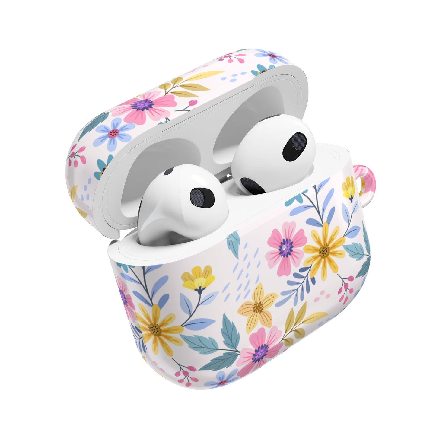 Floral AirPod Case - Stylish Protective Cover for Earbuds