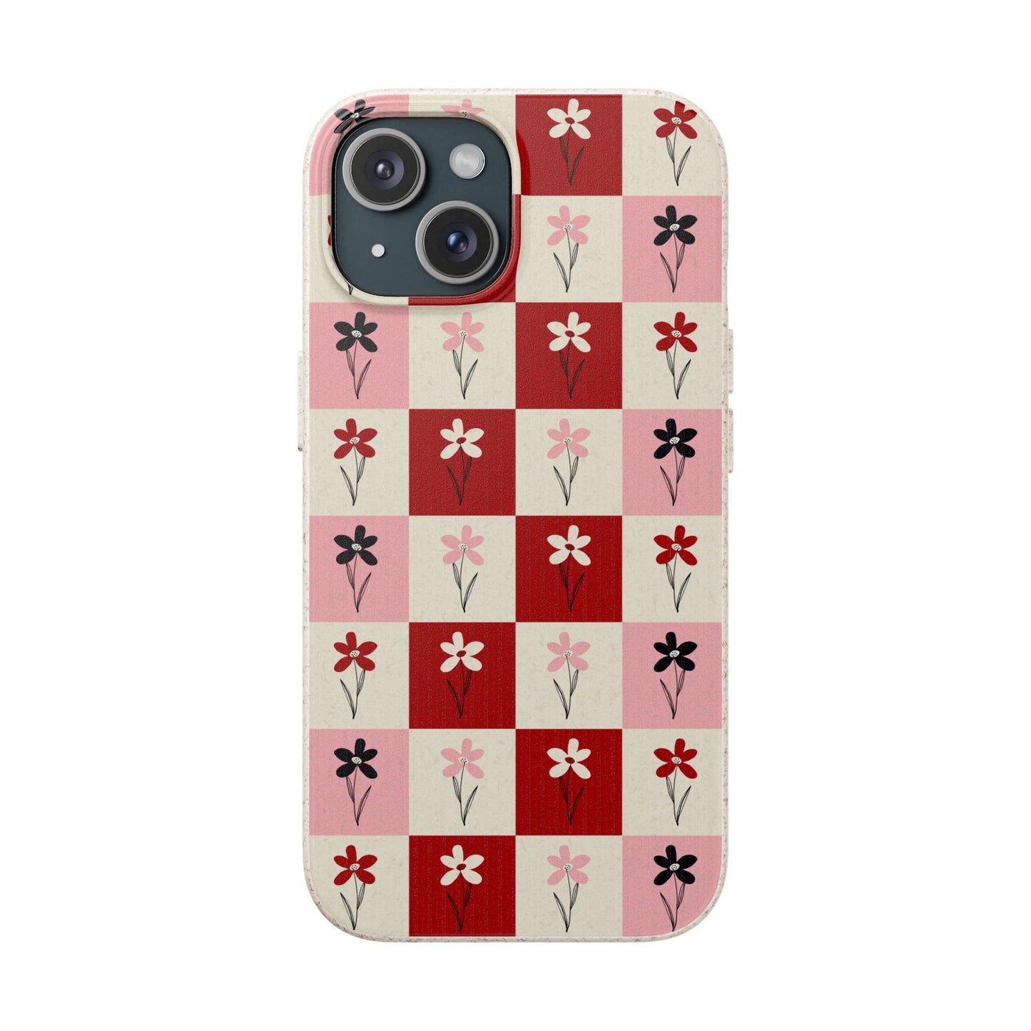 Pop Petal Plaid Eco-Friendly Phone Cases | Biodegradable | Sustainable