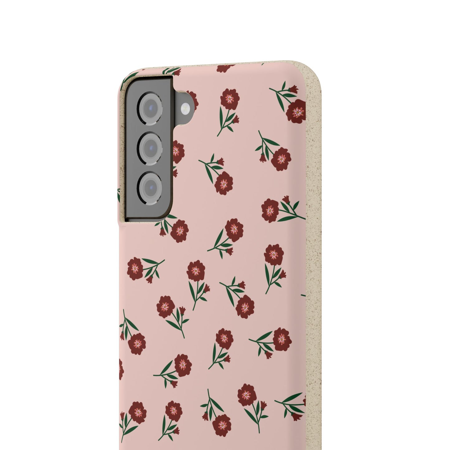 Crimson Bloom Eco-Friendly Phone Cases | Biodegradable | Sustainable