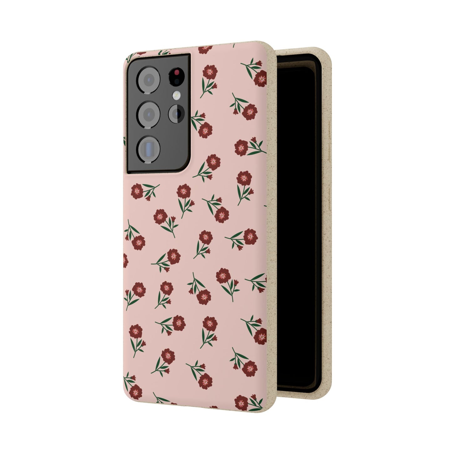 Crimson Bloom Eco-Friendly Phone Cases | Biodegradable | Sustainable