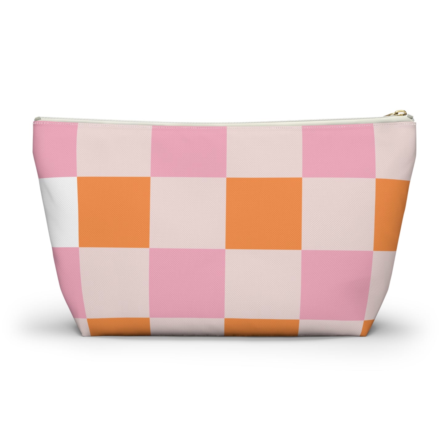 Colorful Checker Accessory Pouch | Makeup Bag | Travel Organizer