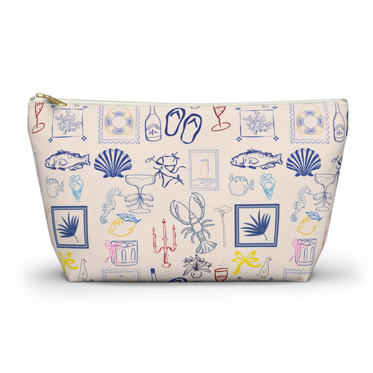 Coastal Breeze Accessory Pouch | Makeup Bag | Travel Organizer | Cosmetic Bag
