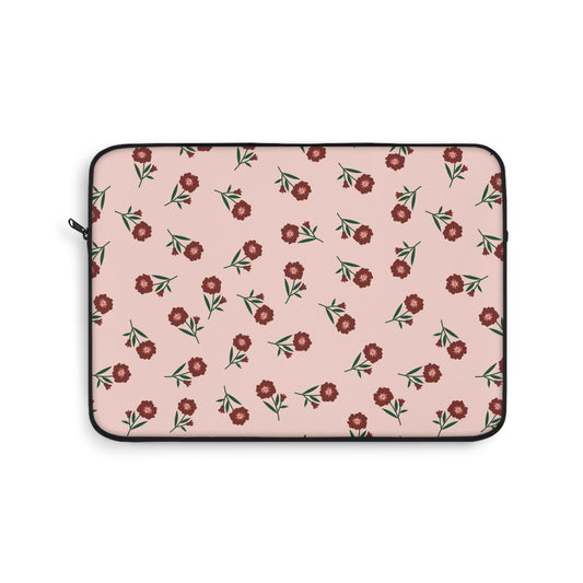 Crimson Bloom Laptop Sleeve
