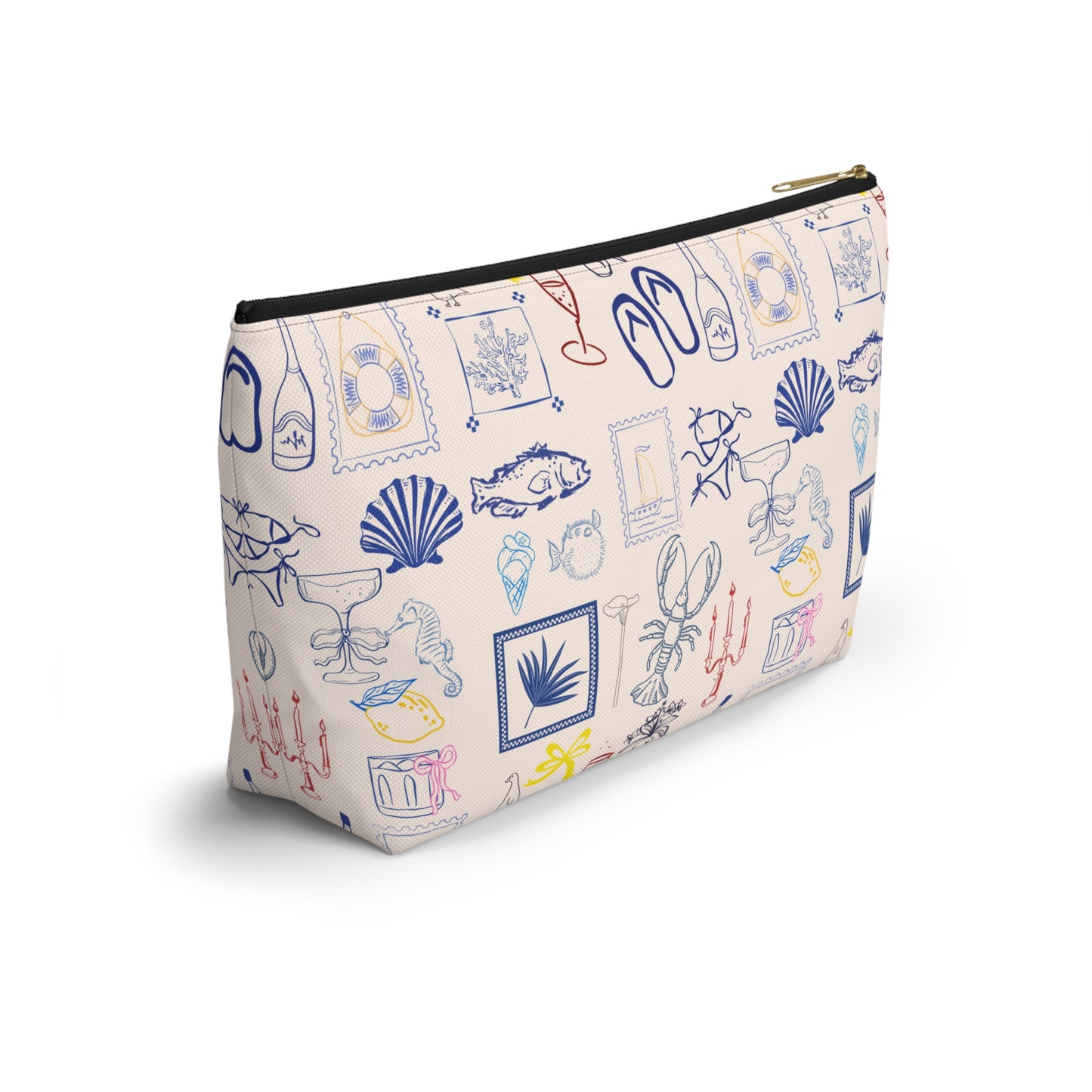 Coastal Breeze Accessory Pouch | Makeup Bag | Travel Organizer | Cosmetic Bag