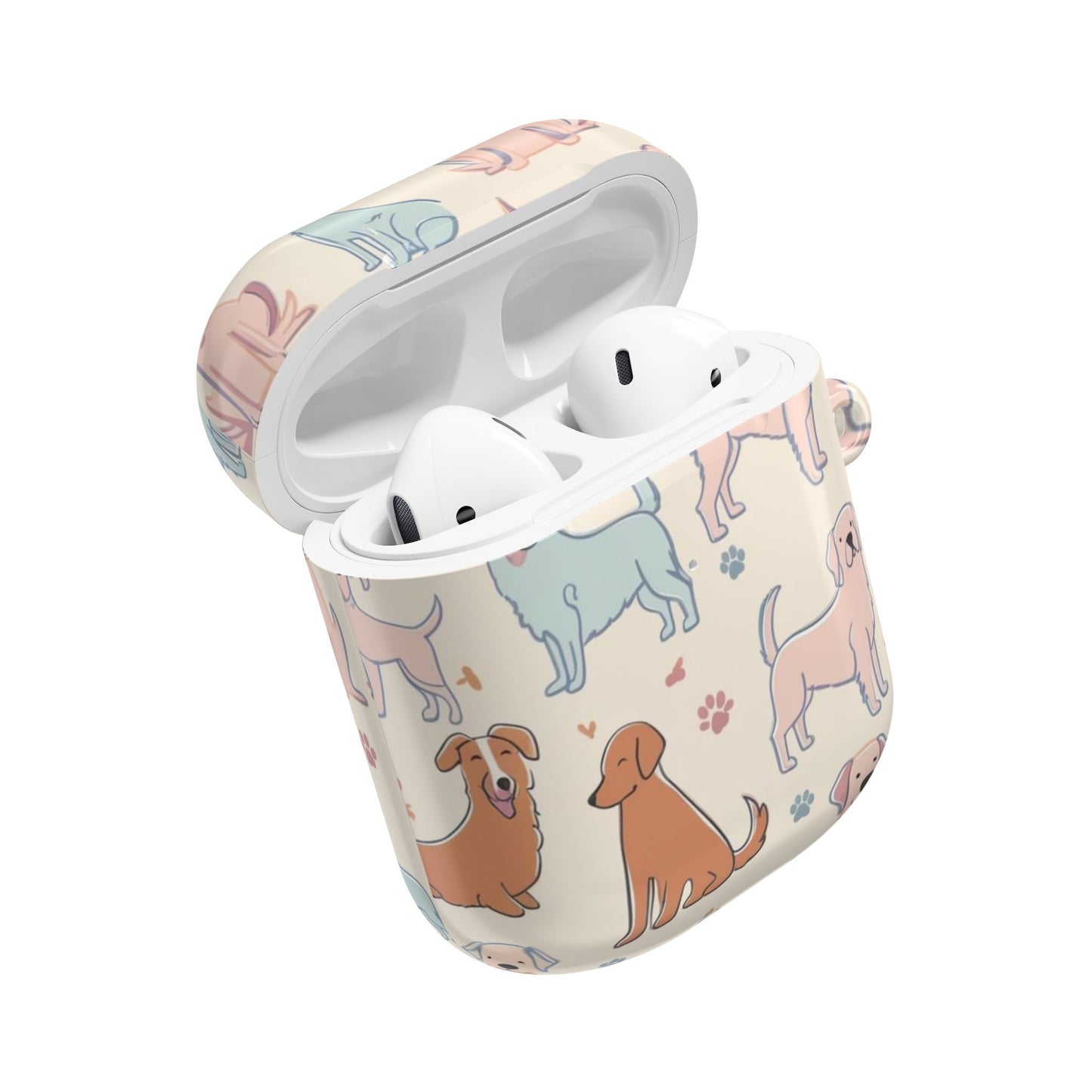 Cute Dog Pattern AirPod Case – Pet Lover Gift
