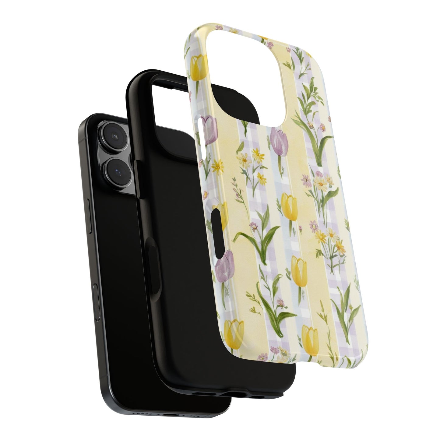 Floral Phone Case | Tough Cases for Nature Lovers, Spring Gift, Floral Design, Cute Phone Accessories, Customizable Phone Case