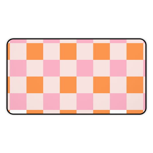 Colorful Checker Desk Mat