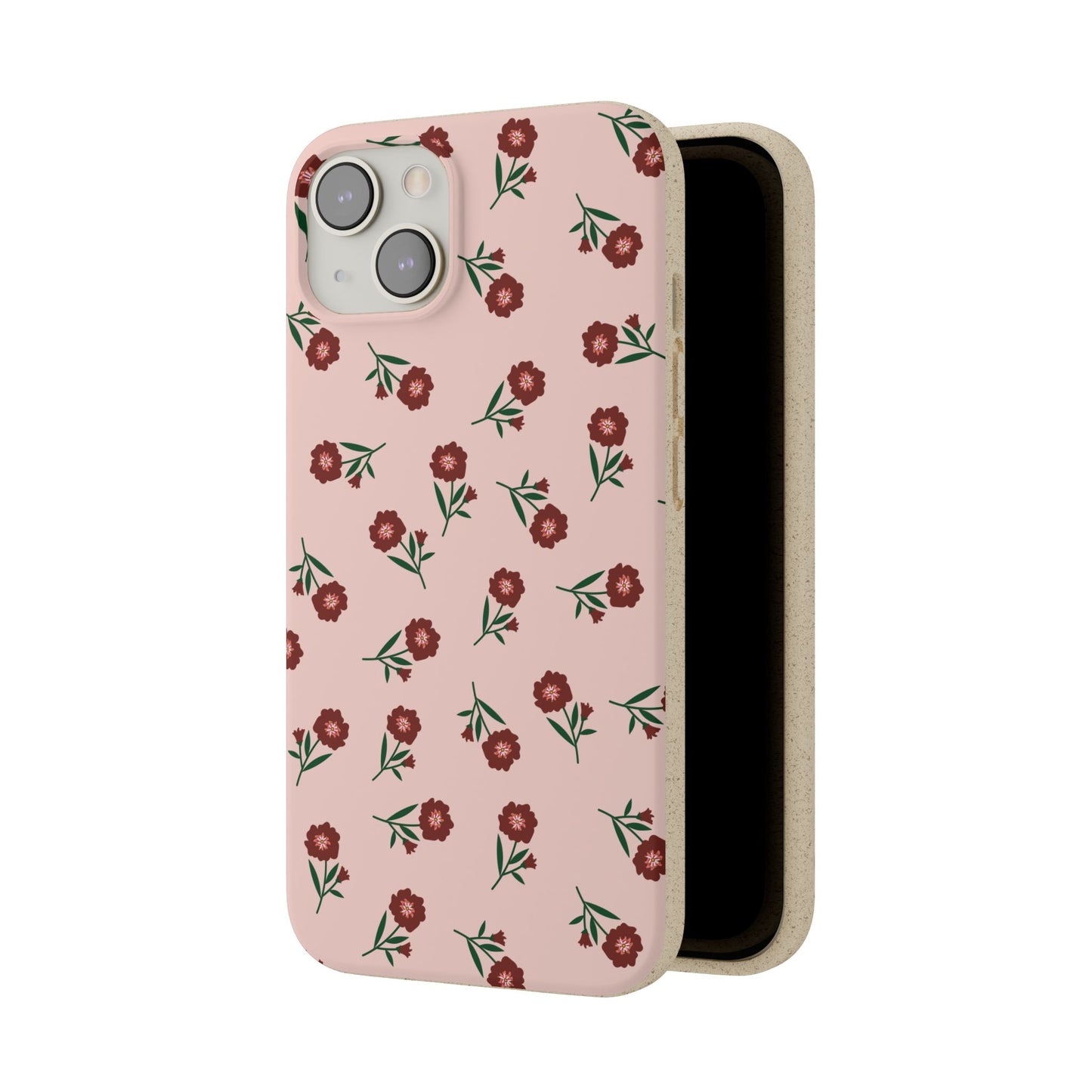 Crimson Bloom Eco-Friendly Phone Cases | Biodegradable | Sustainable