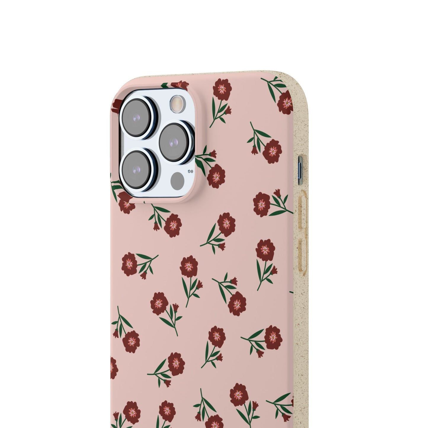 Crimson Bloom Eco-Friendly Phone Cases | Biodegradable | Sustainable