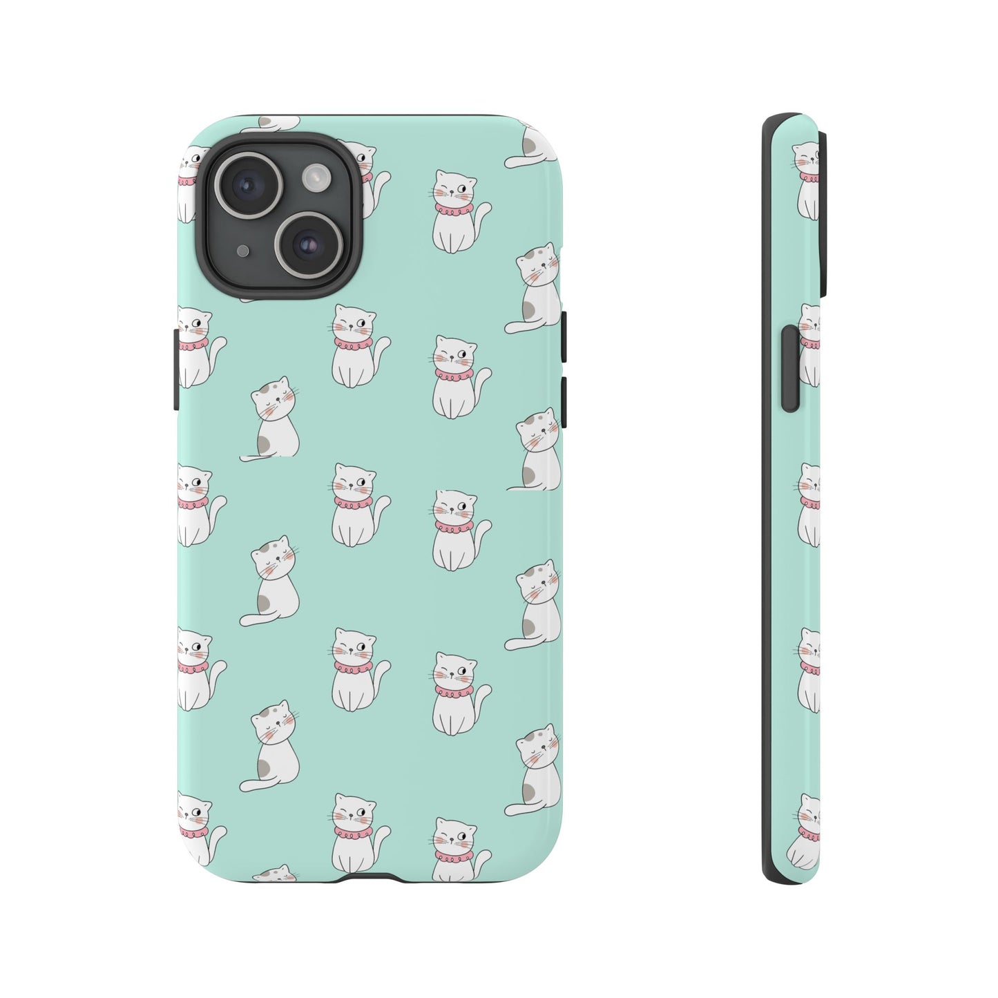Cute Cat Pattern Phone Case for Cat Lovers