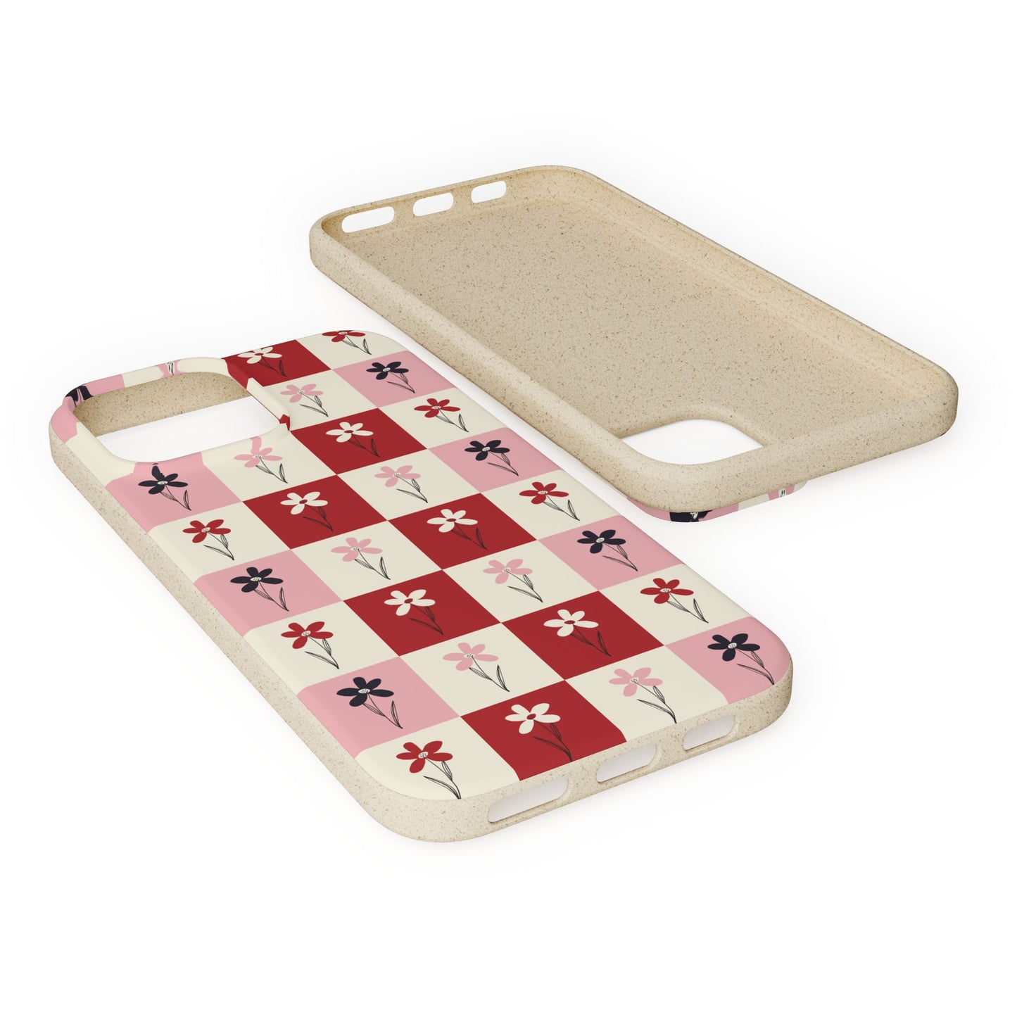 Pop Petal Plaid Eco-Friendly Phone Cases | Biodegradable | Sustainable