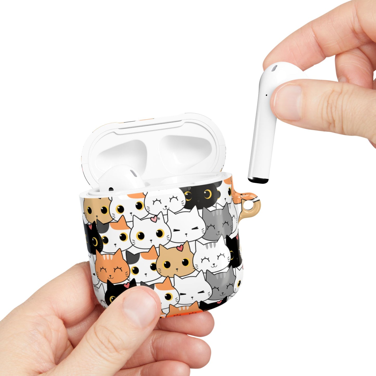 Cute Cat AirPod Case - Adorable Kitty Design for Cat Lovers