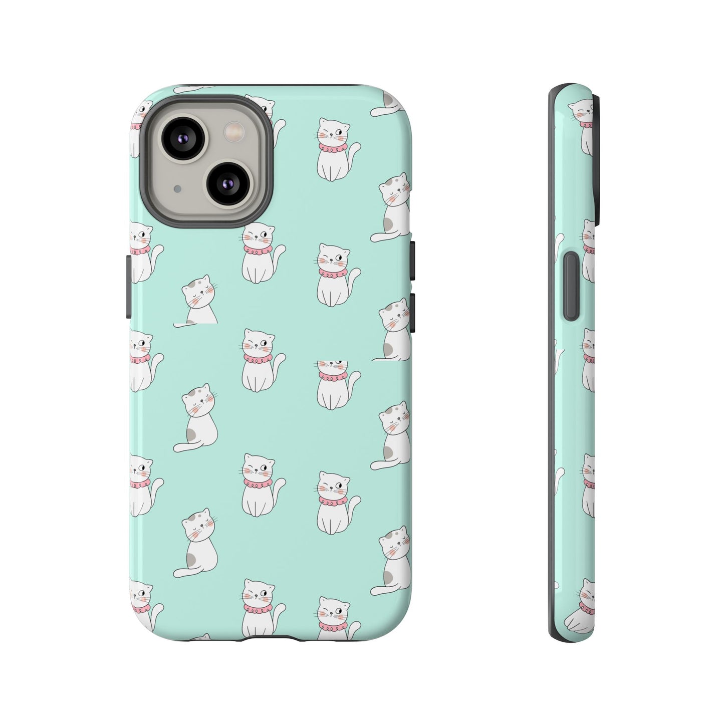 Cute Cat Pattern Phone Case for Cat Lovers
