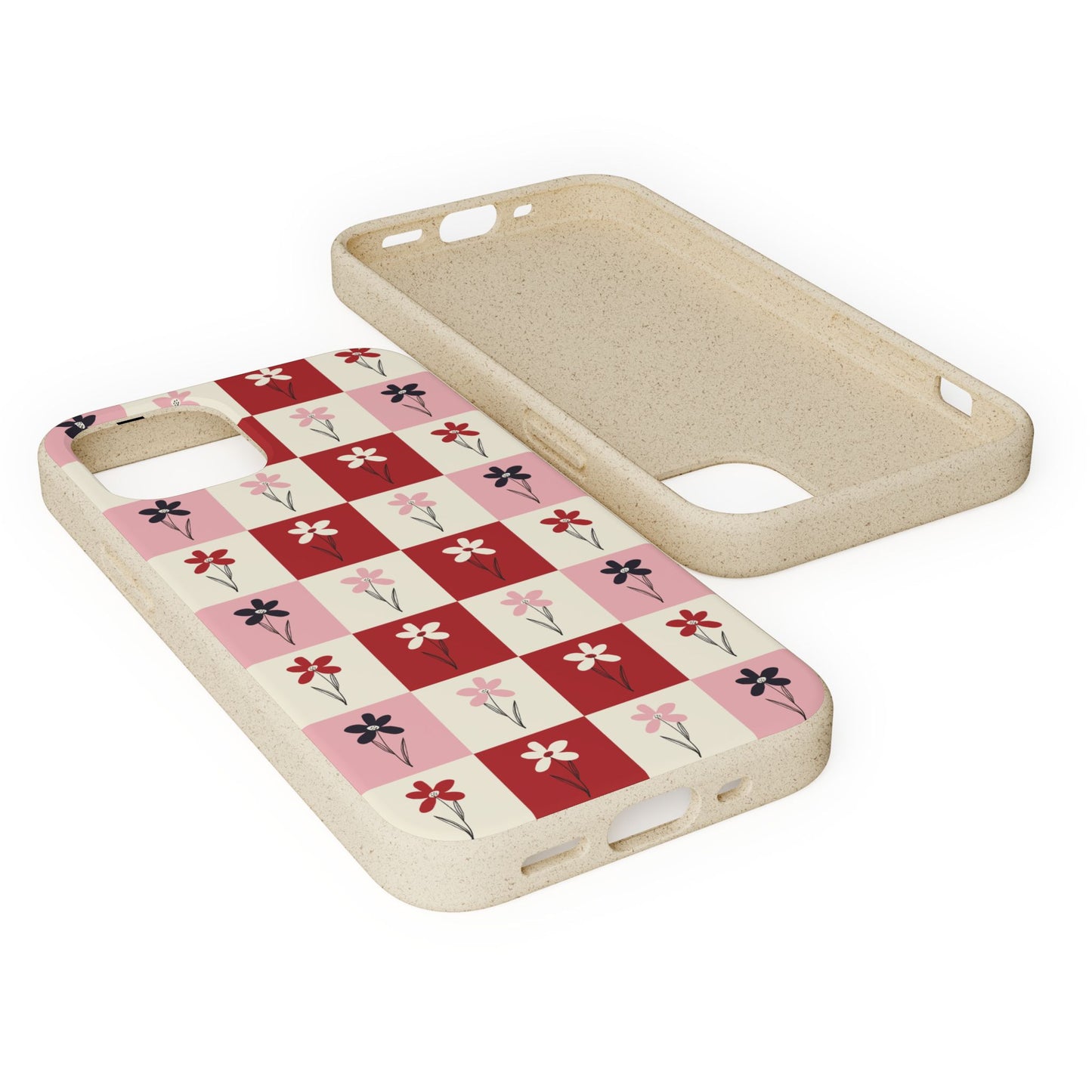 Pop Petal Plaid Eco-Friendly Phone Cases | Biodegradable | Sustainable