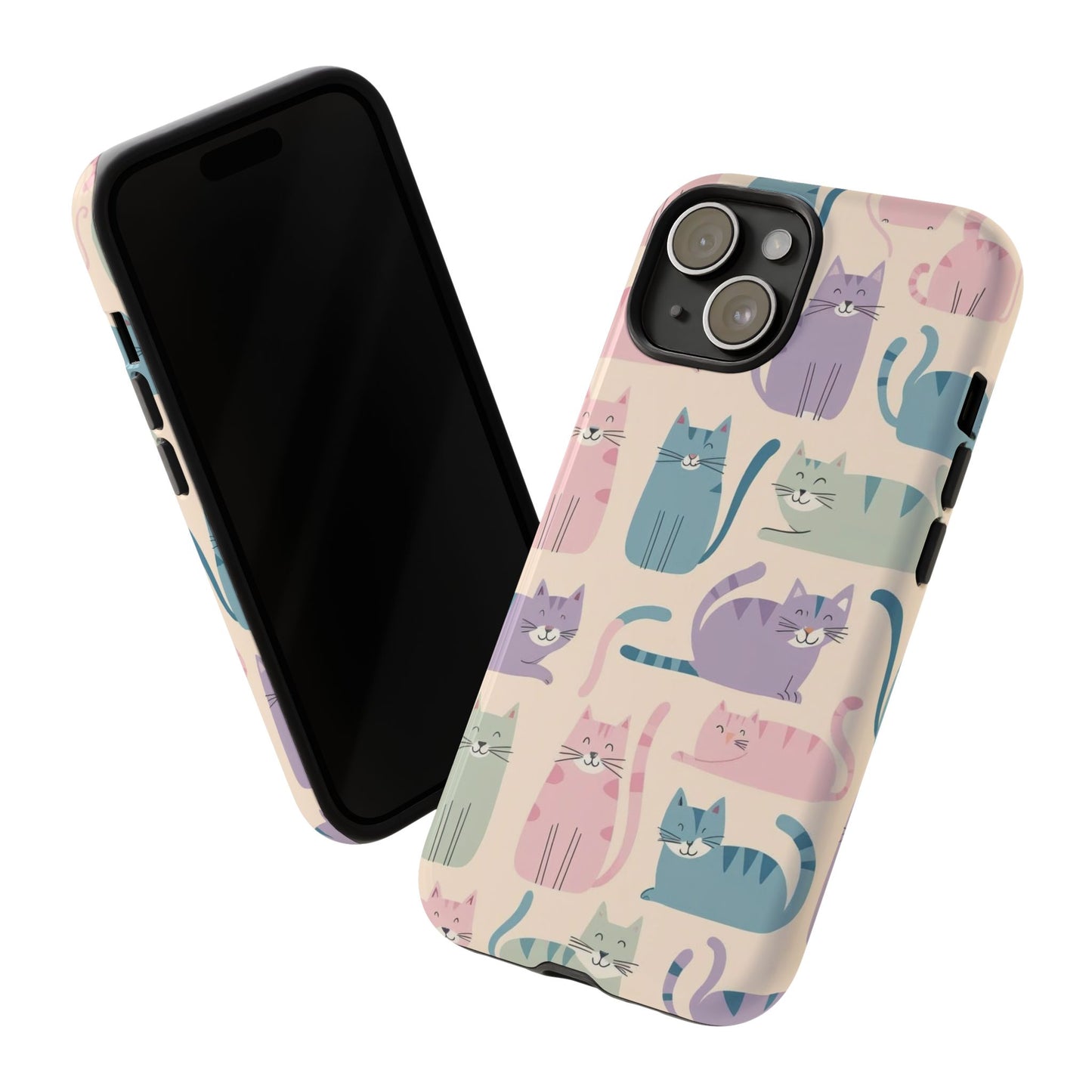 Cute Cat Phone Case - Tough & Stylish Pet Lover Accessory