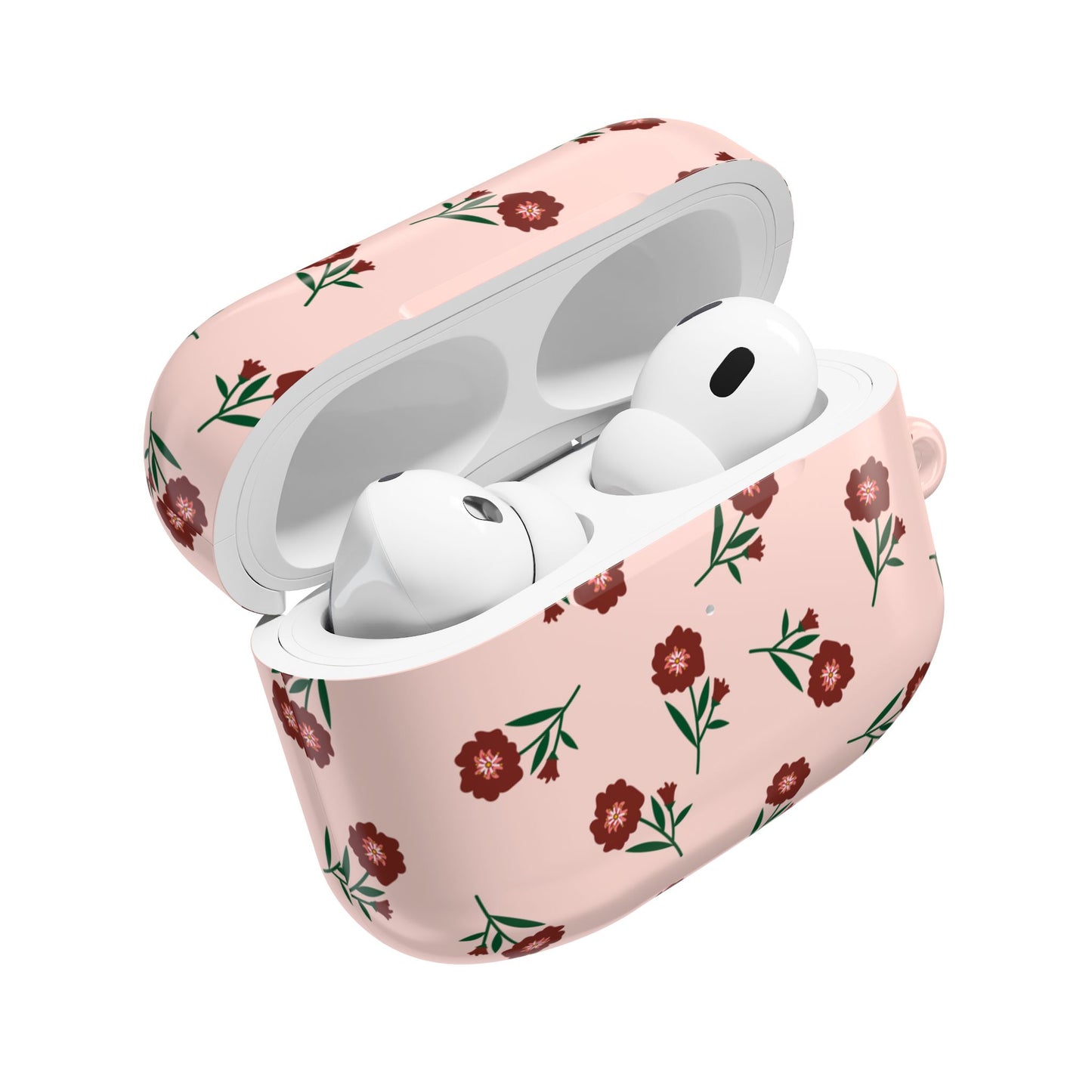 Crimson Bloom AirPod Case