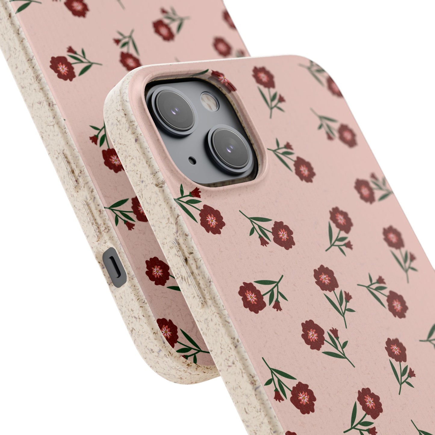 Crimson Bloom Eco-Friendly Phone Cases | Biodegradable | Sustainable