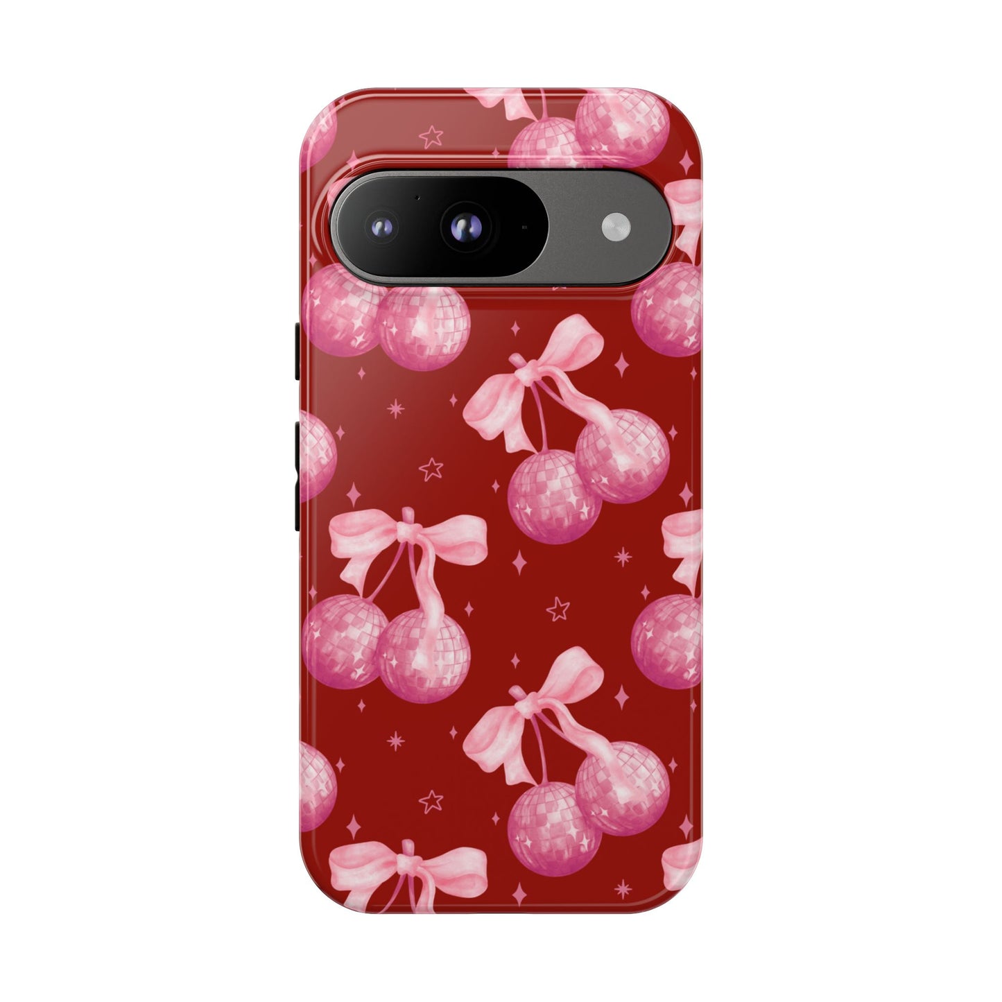 Festive Glitter Ball Phone Case - Holiday Cheer Design