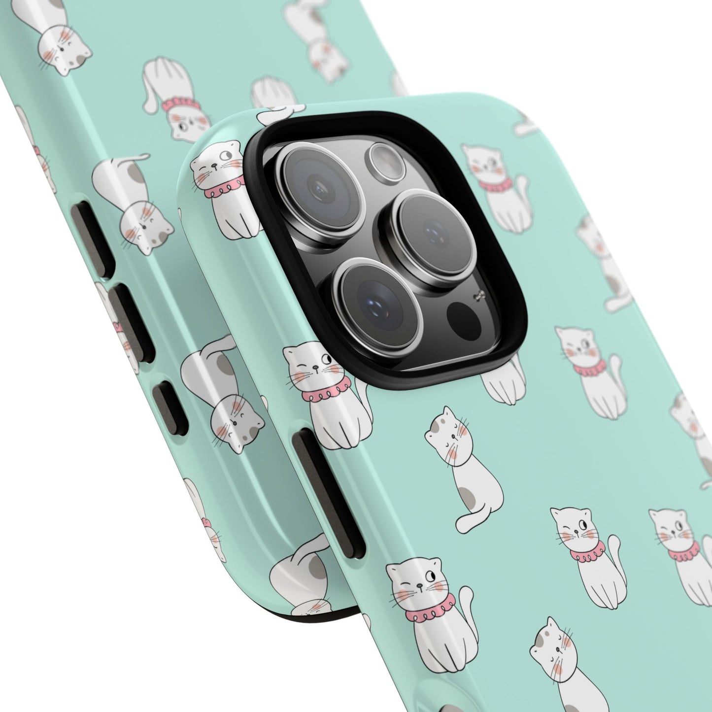 Cute Cat Pattern Phone Case for Cat Lovers